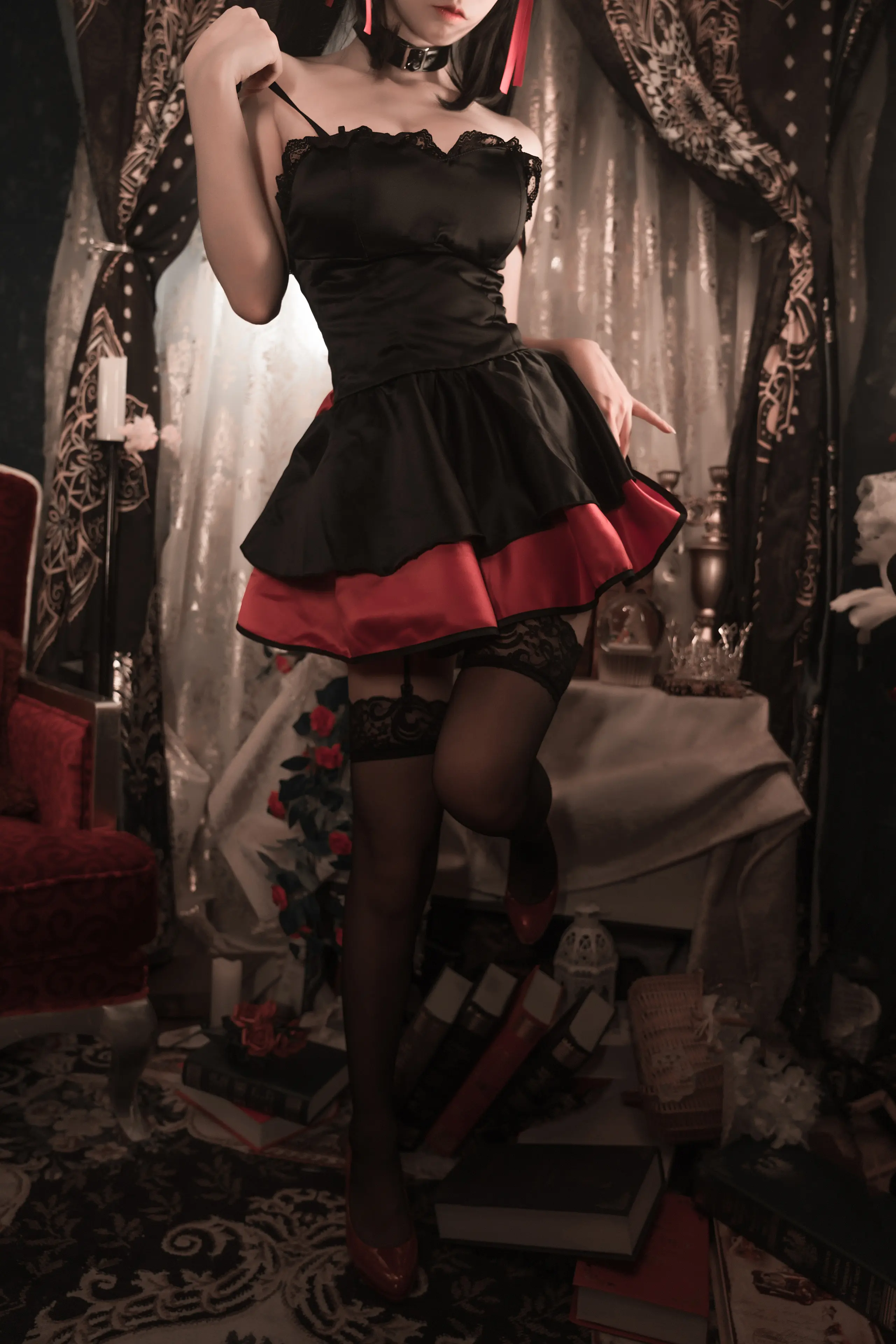 爱老师_PhD 狂三 猫咪内衣 [9P]