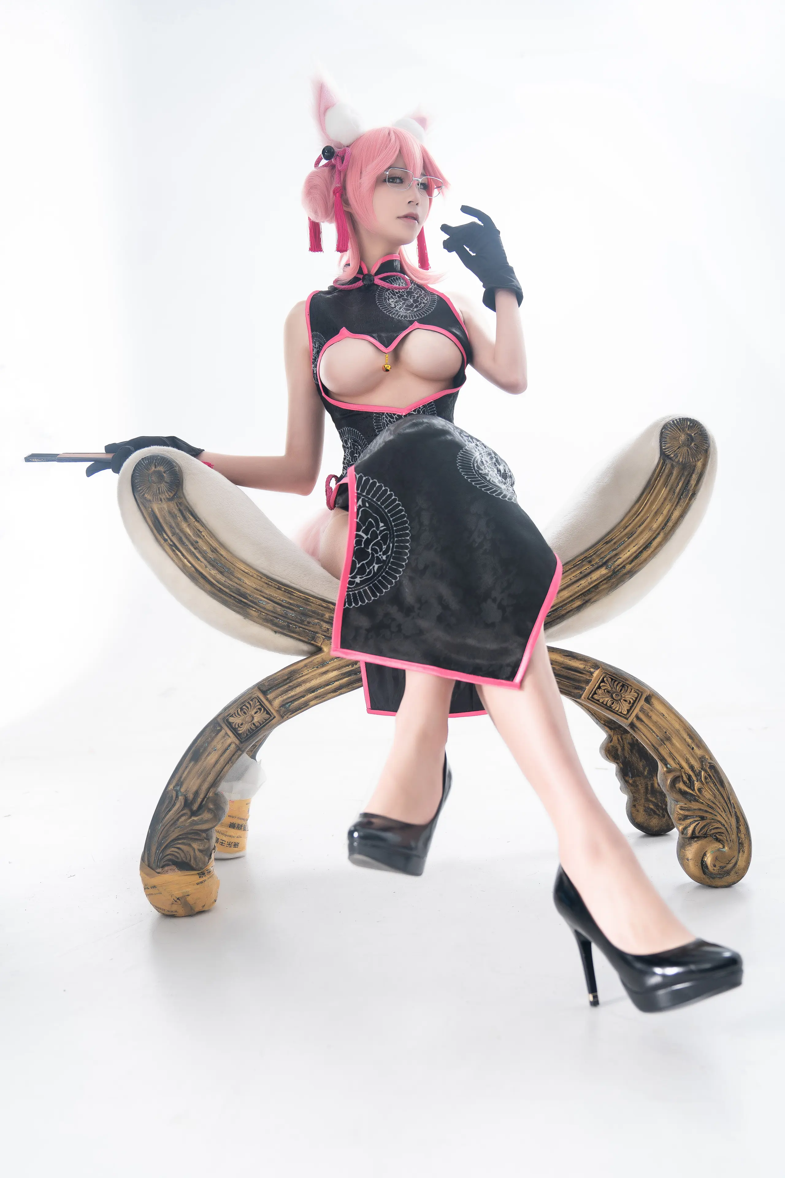 爱老师_PhD 玉藻前 旗袍 [17P]