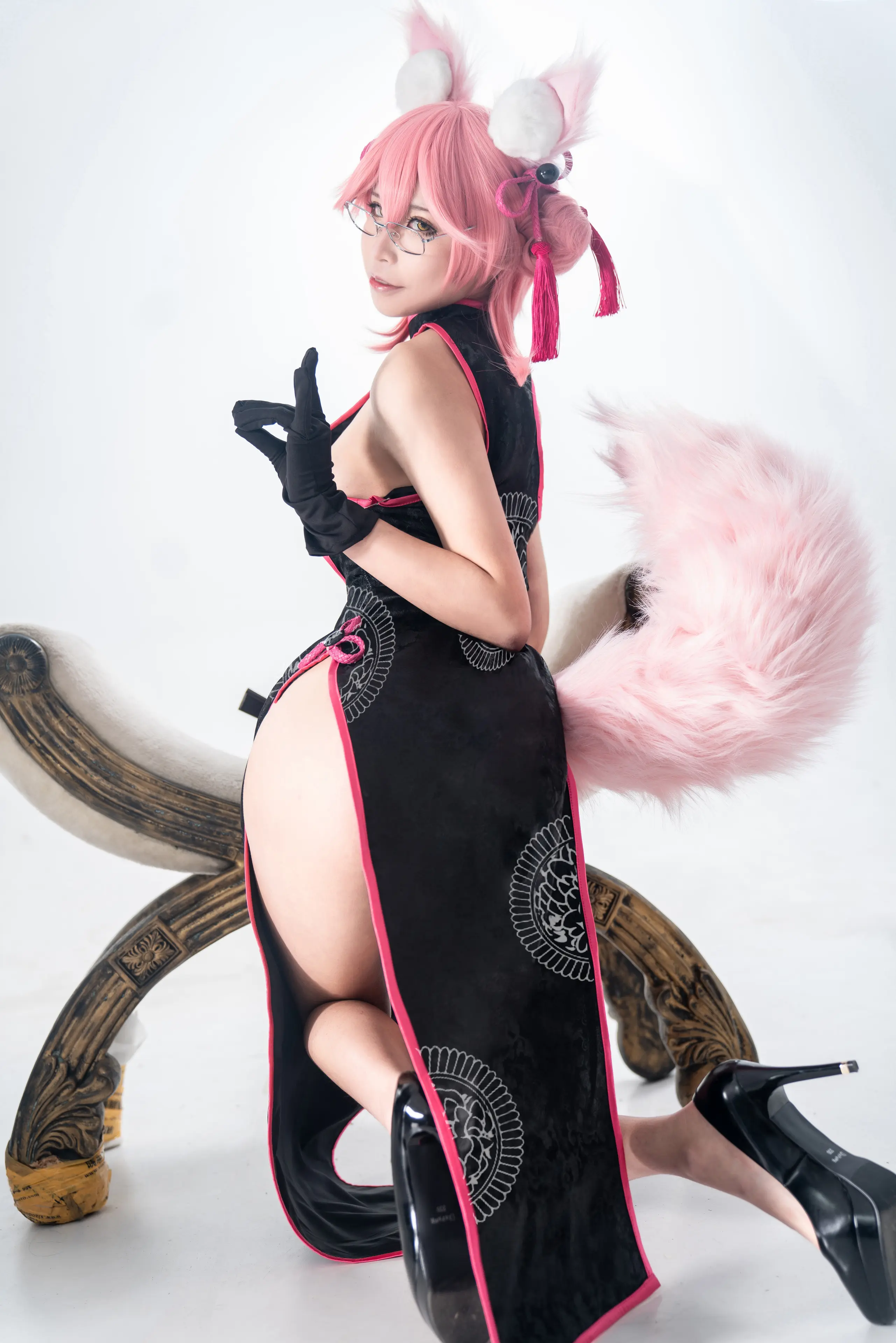 爱老师_PhD 玉藻前 旗袍 [17P]