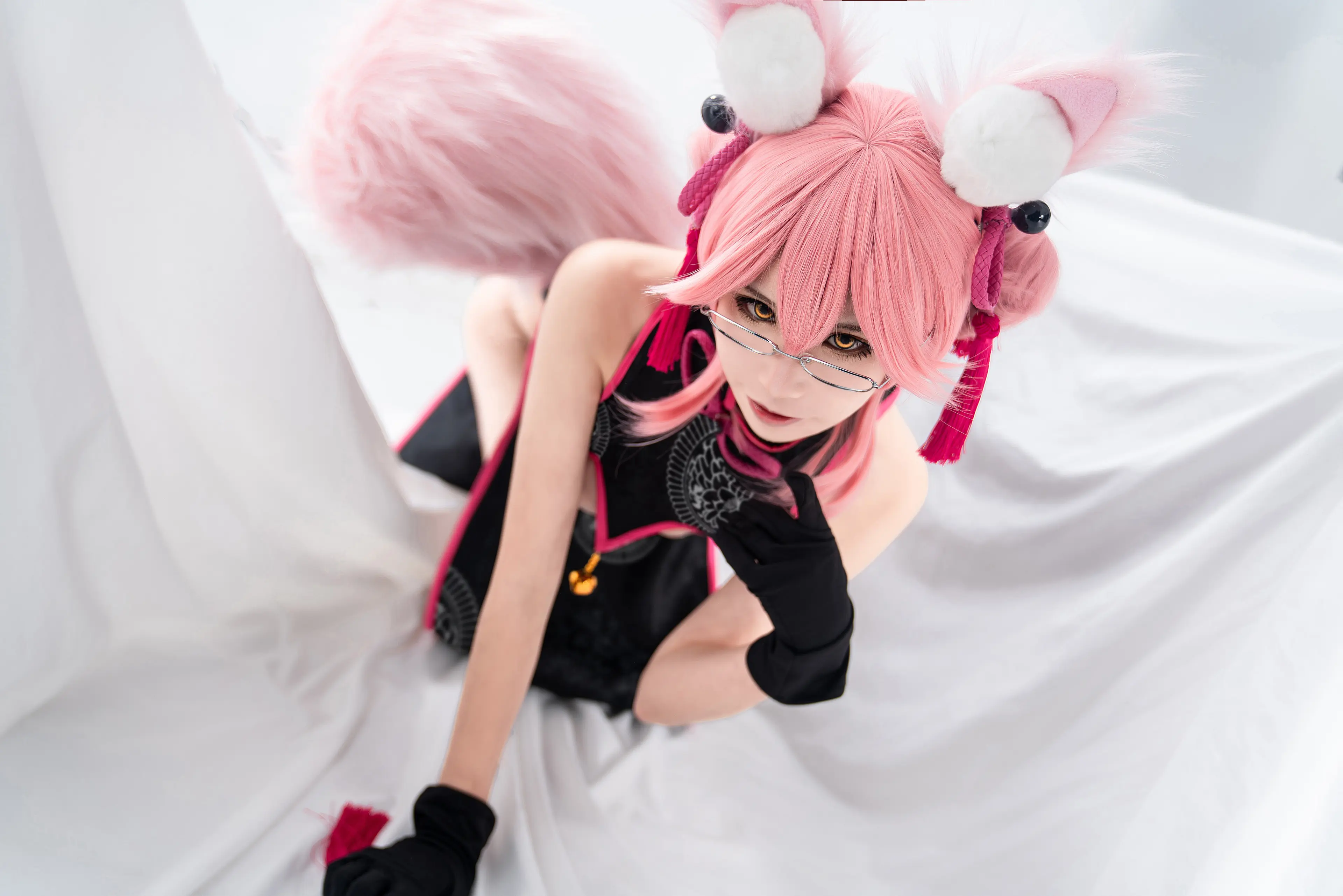 爱老师_PhD 玉藻前 旗袍 [17P]