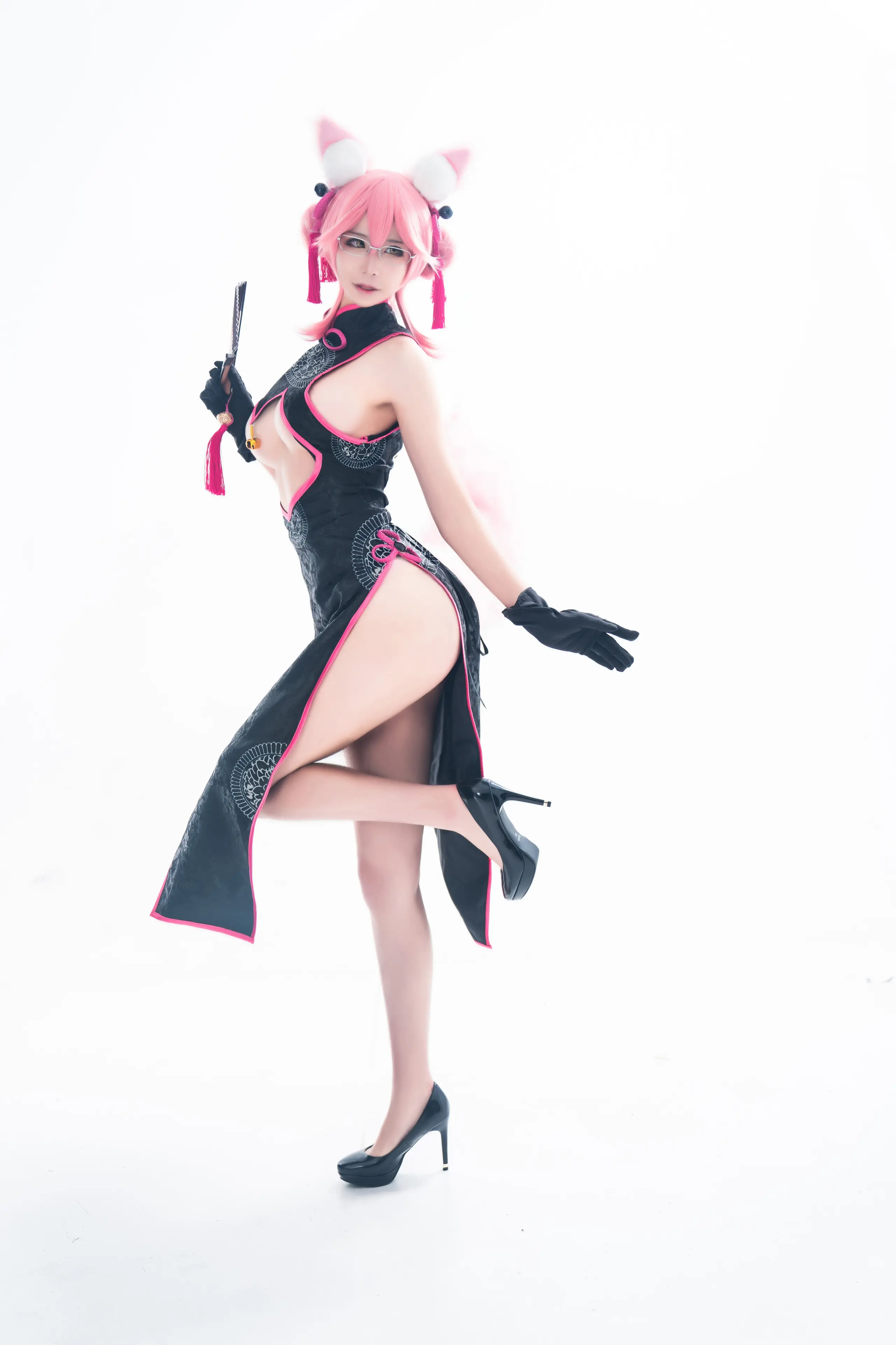 爱老师_PhD 玉藻前 旗袍 [17P]