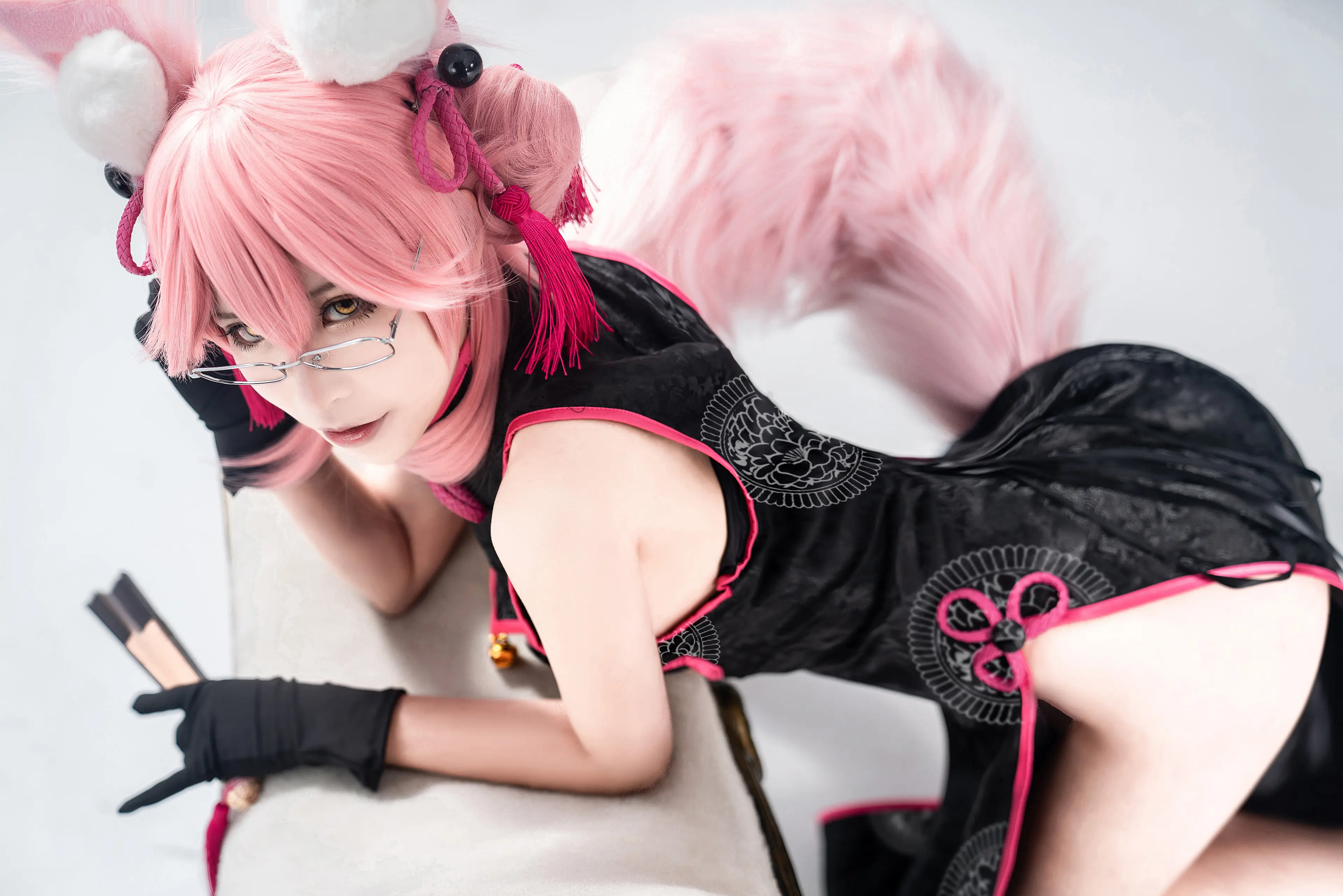 爱老师_PhD 玉藻前 旗袍 [17P]