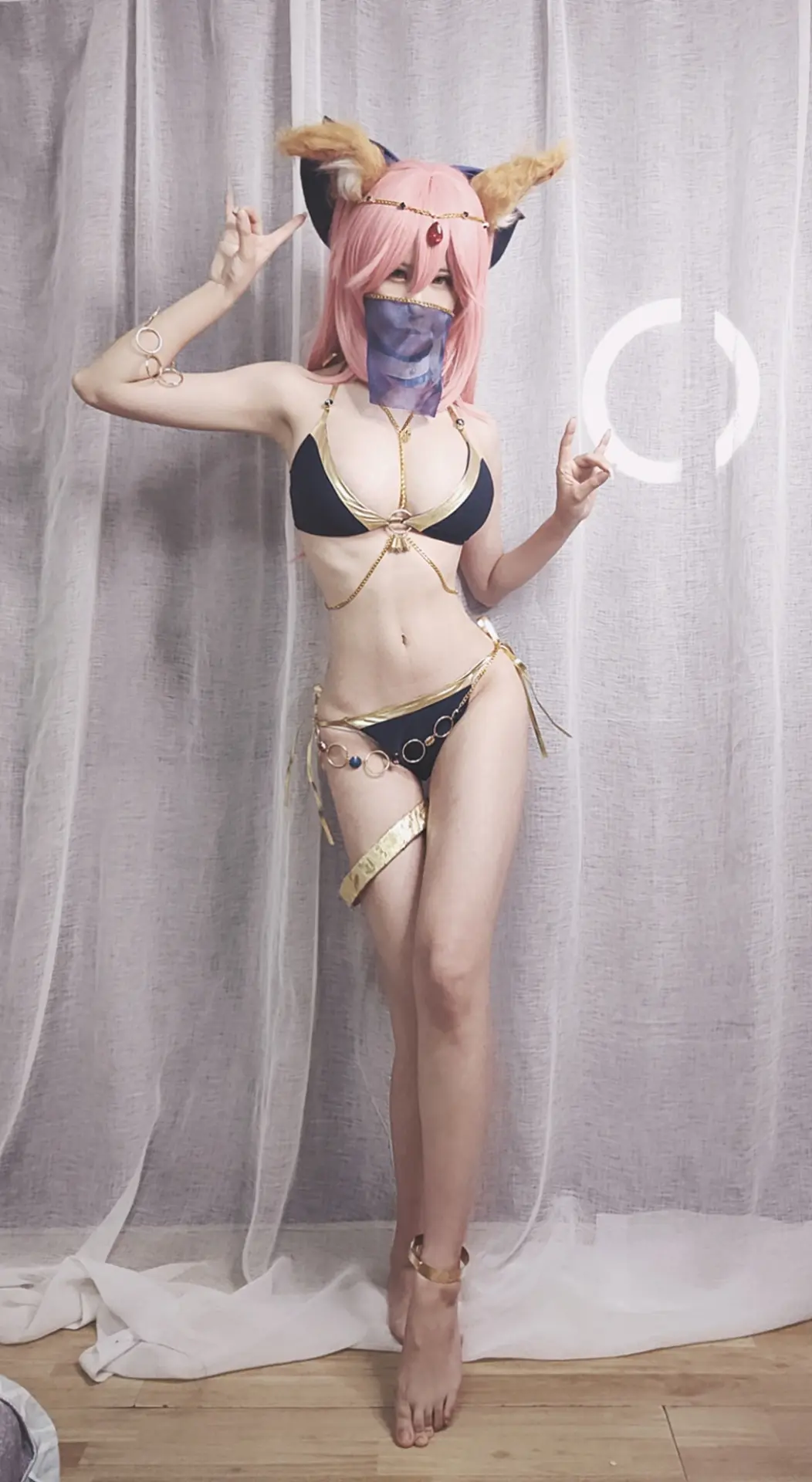 爱老师_PhD 玉藻前 阿拉伯泳装 自拍 [9P]