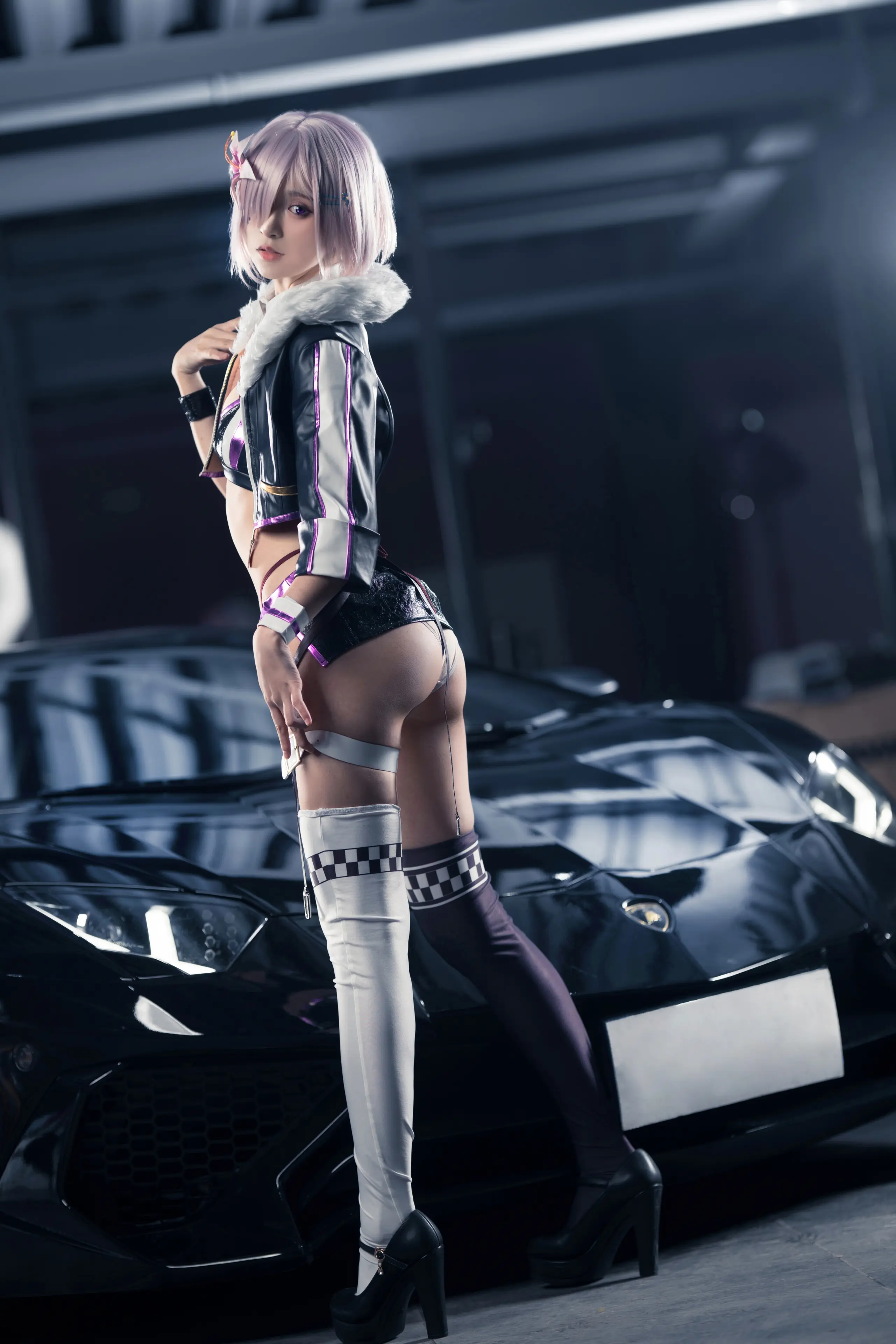 爱老师_PhD 玛修 黑枪呆 同人赛车 [27P]