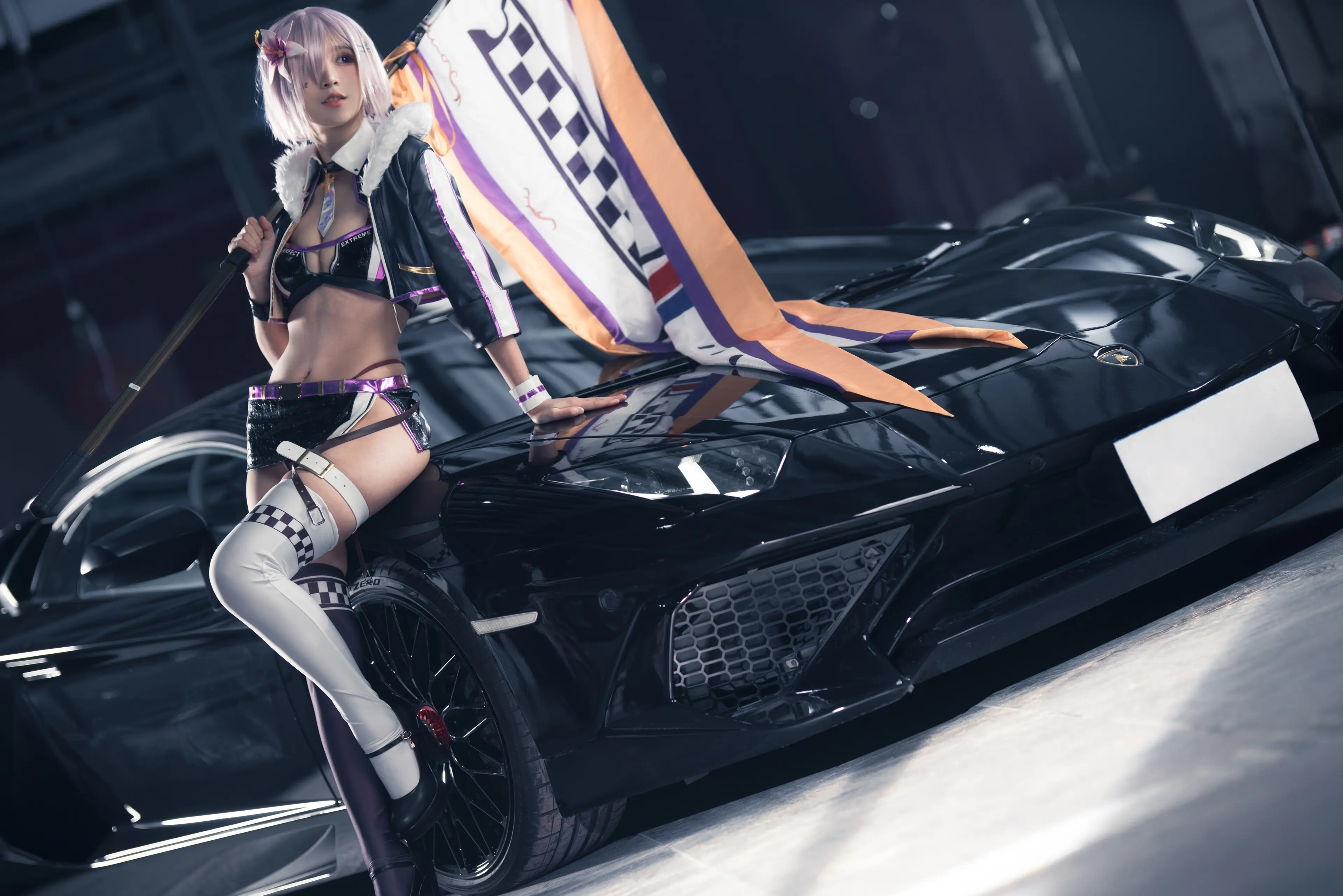 爱老师_PhD 玛修 黑枪呆 同人赛车 [27P]