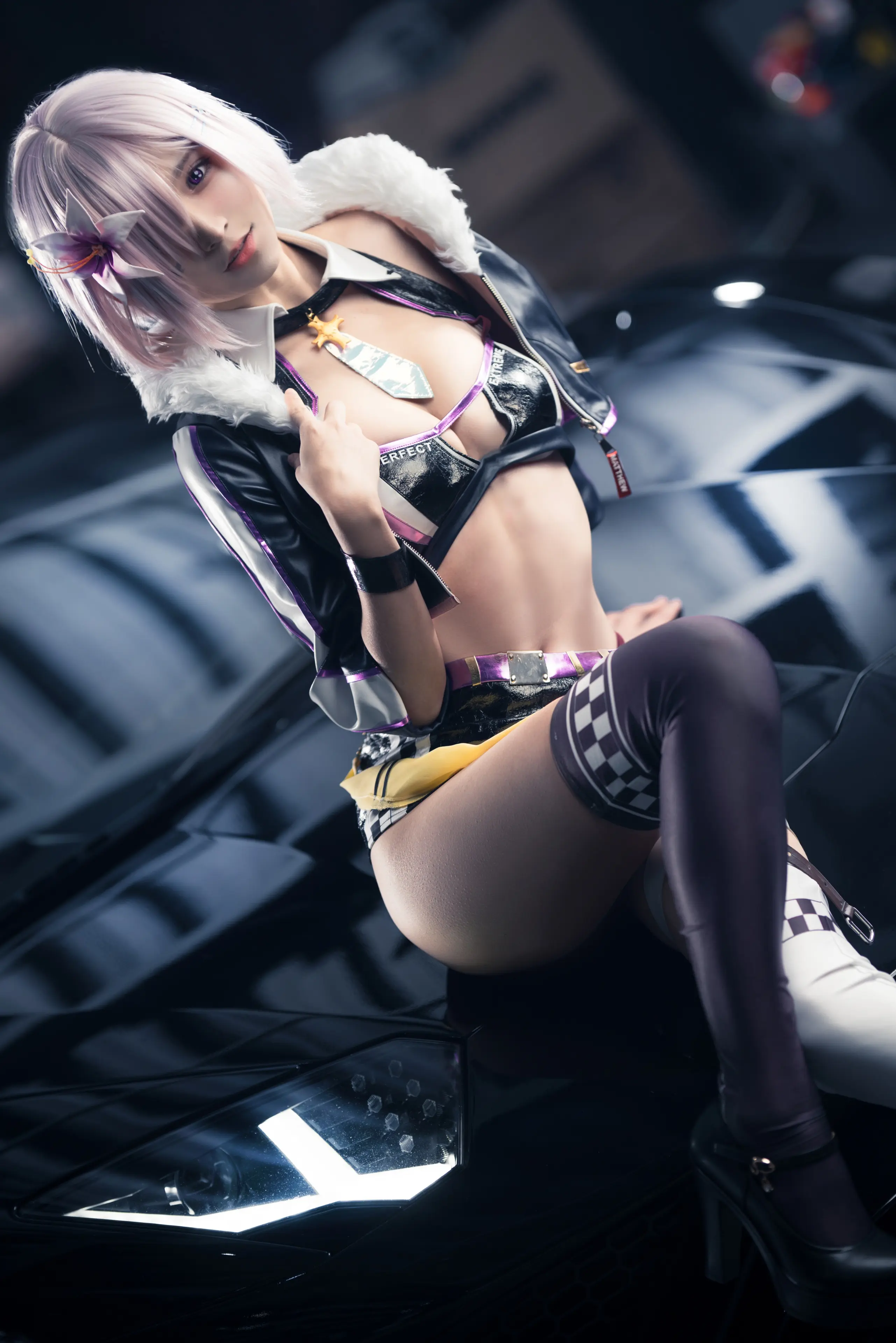 爱老师_PhD 玛修 黑枪呆 同人赛车 [27P]