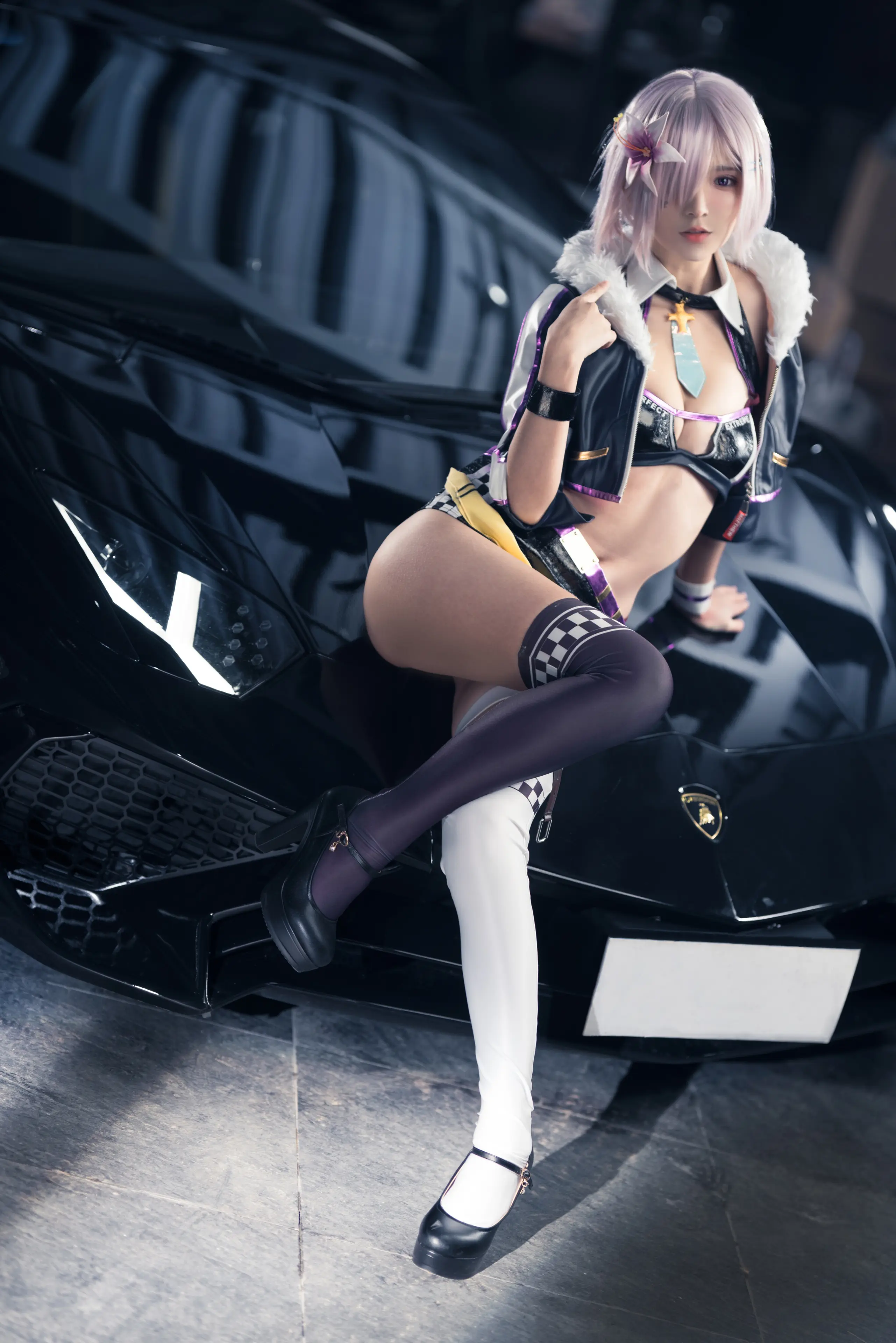 爱老师_PhD 玛修 黑枪呆 同人赛车 [27P]