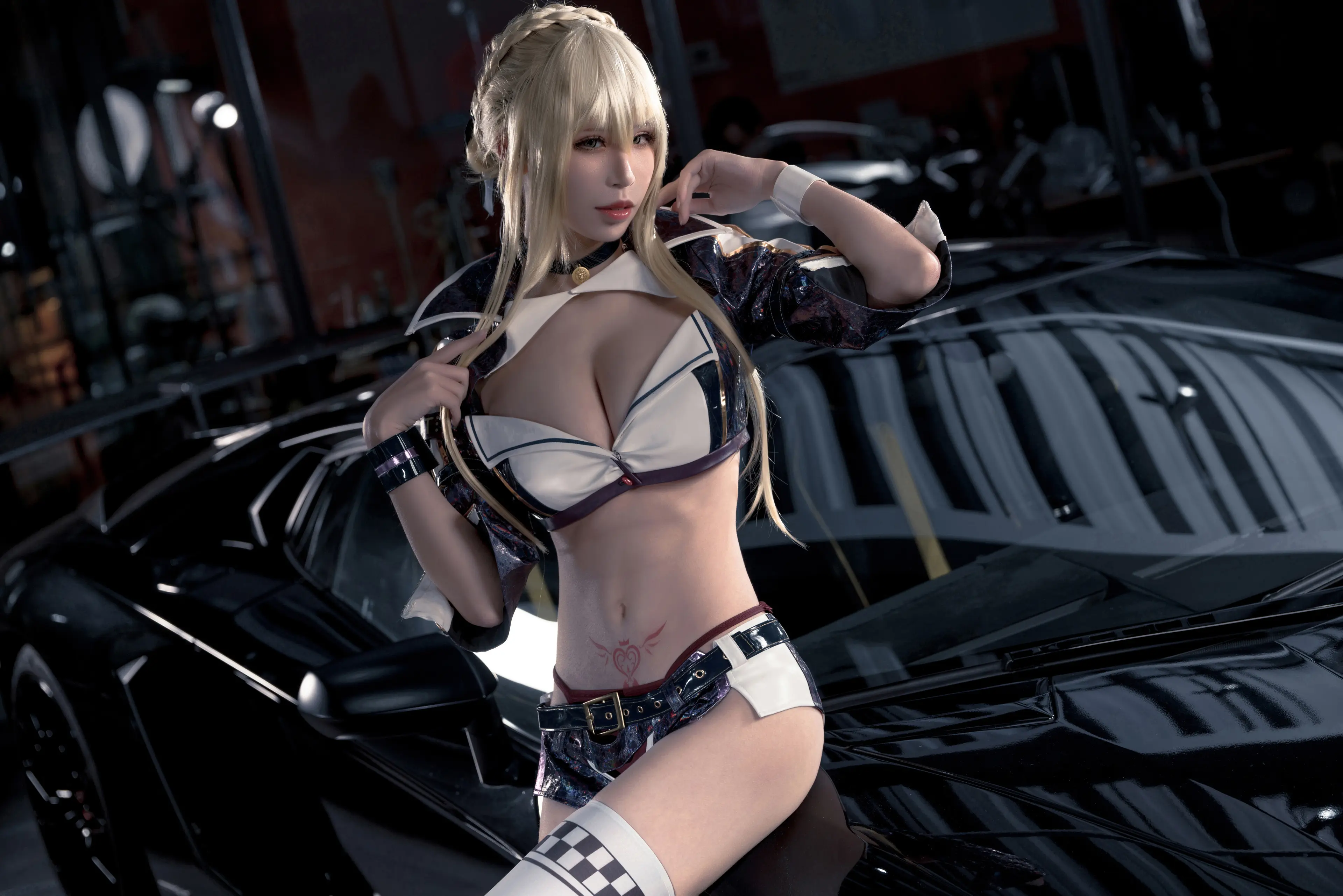 爱老师_PhD 玛修 黑枪呆 同人赛车 [27P]