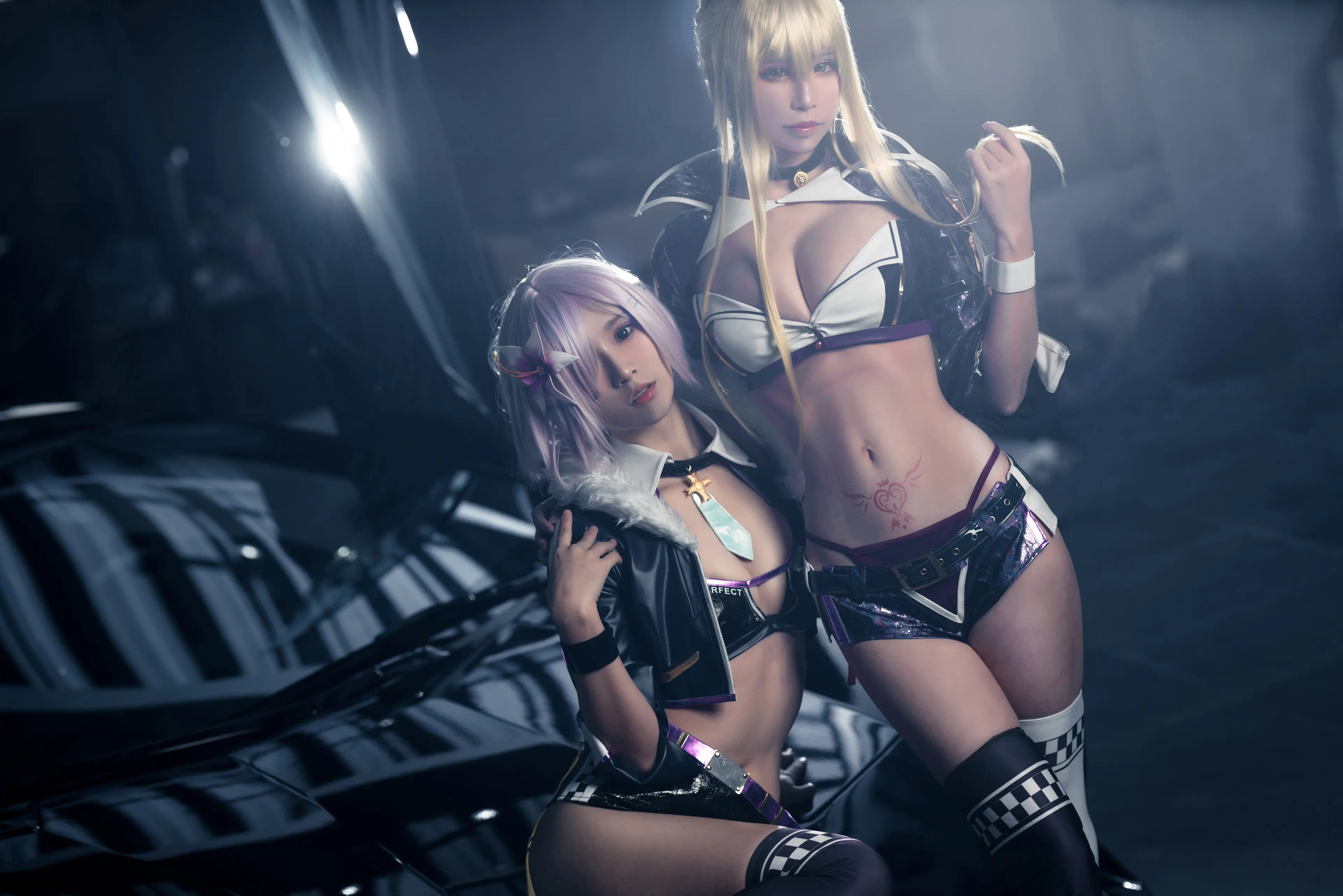 爱老师_PhD 玛修 黑枪呆 同人赛车 [27P]