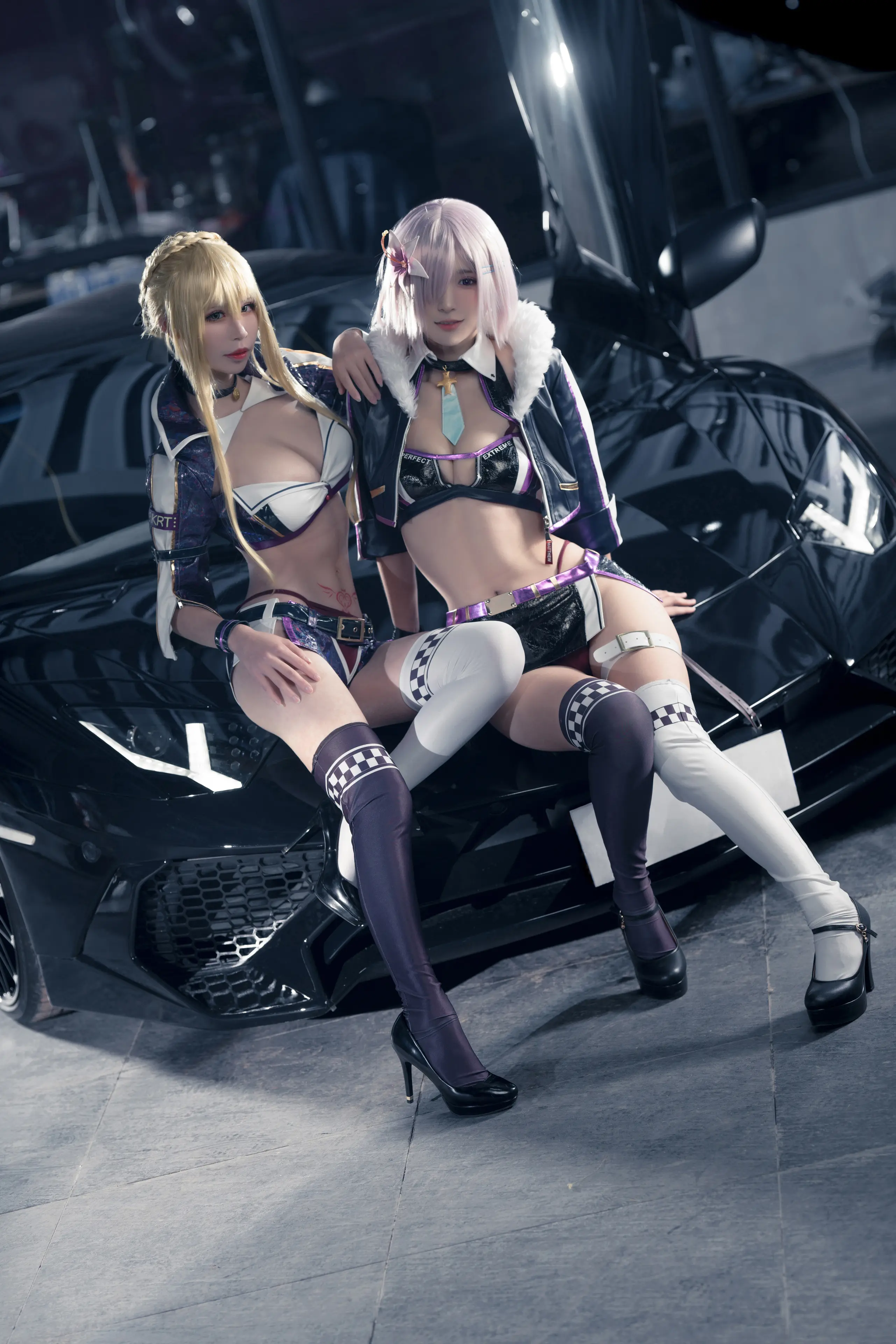 爱老师_PhD 玛修 黑枪呆 同人赛车 [27P]