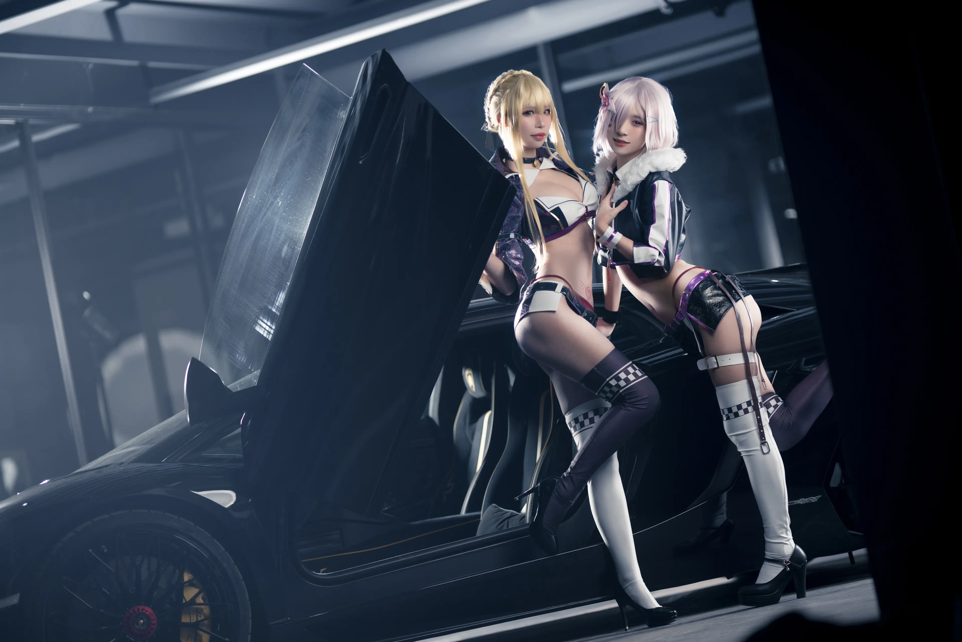 爱老师_PhD 玛修 黑枪呆 同人赛车 [27P]