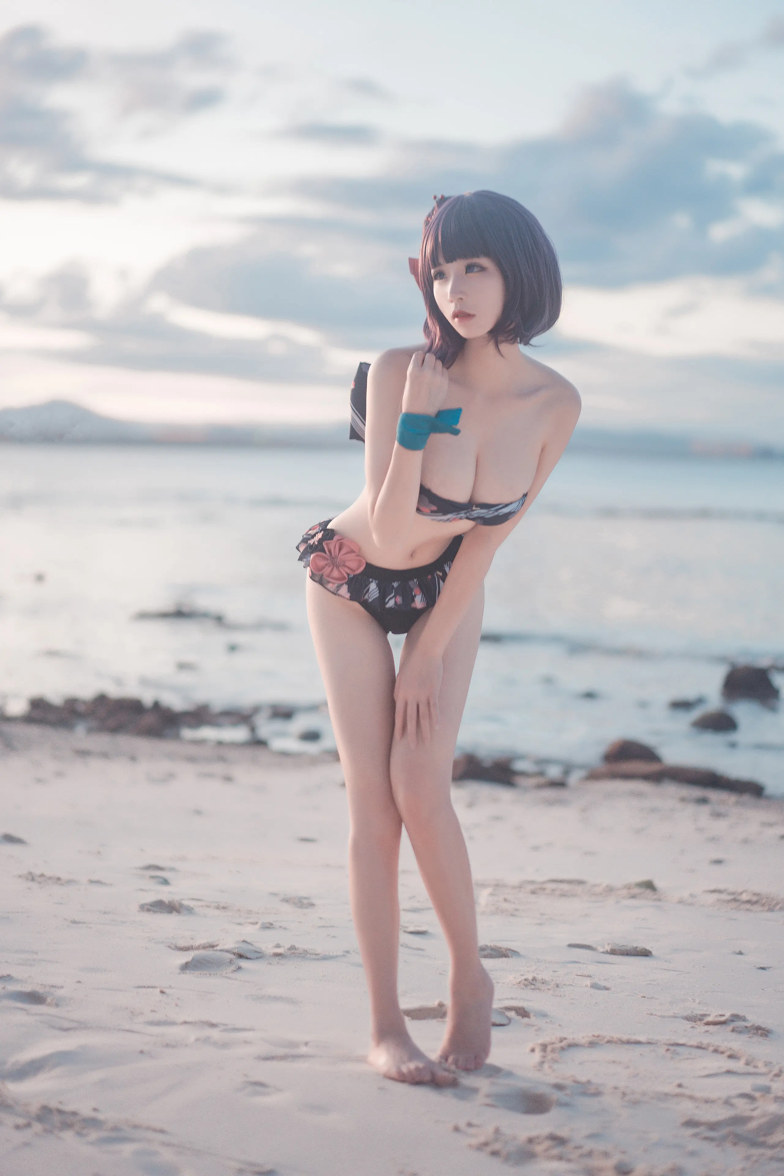 爱老师_PhD 葛饰北斋 泳装 [21P]