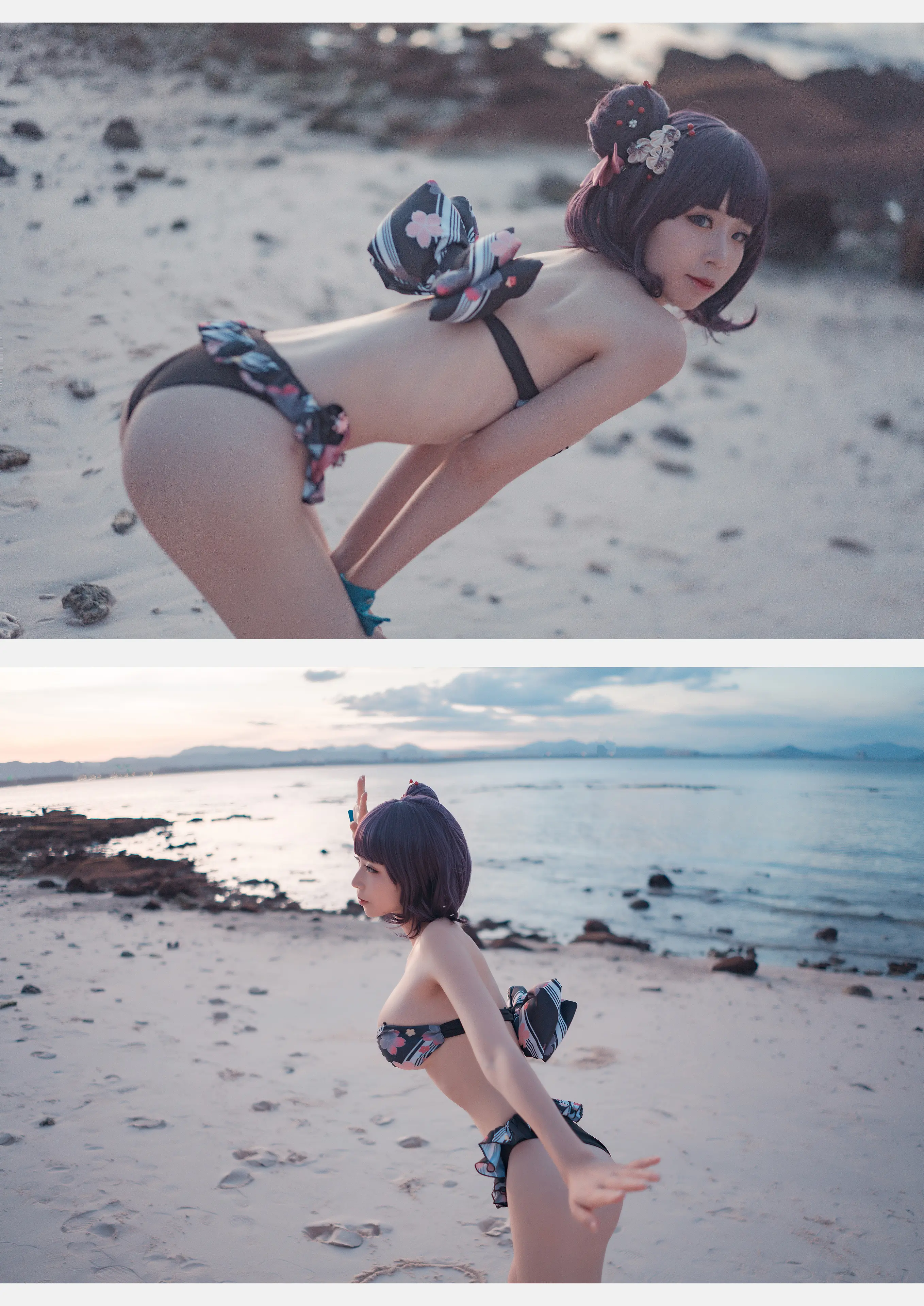 爱老师_PhD 葛饰北斋 泳装 [21P]