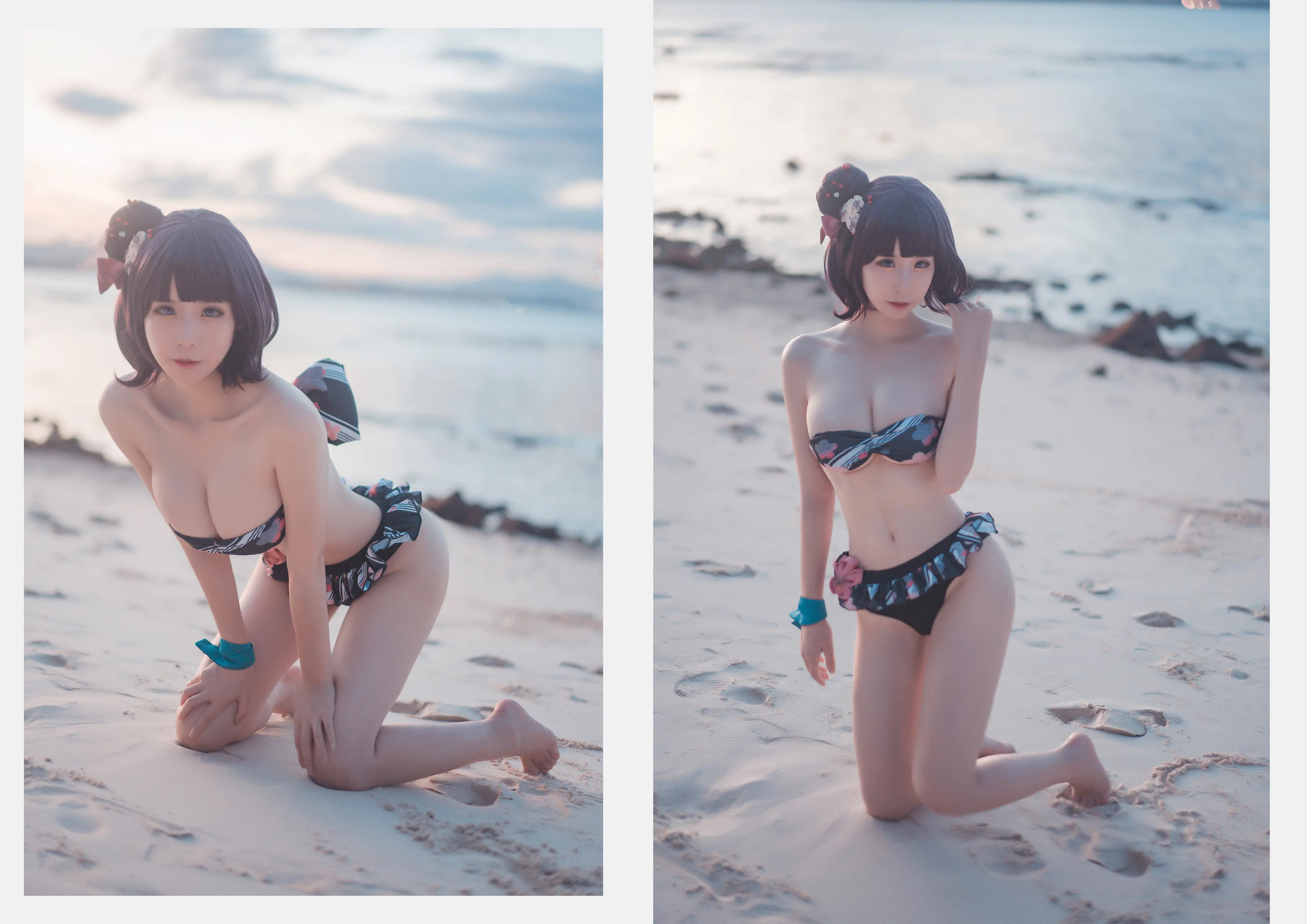 爱老师_PhD 葛饰北斋 泳装 [21P]