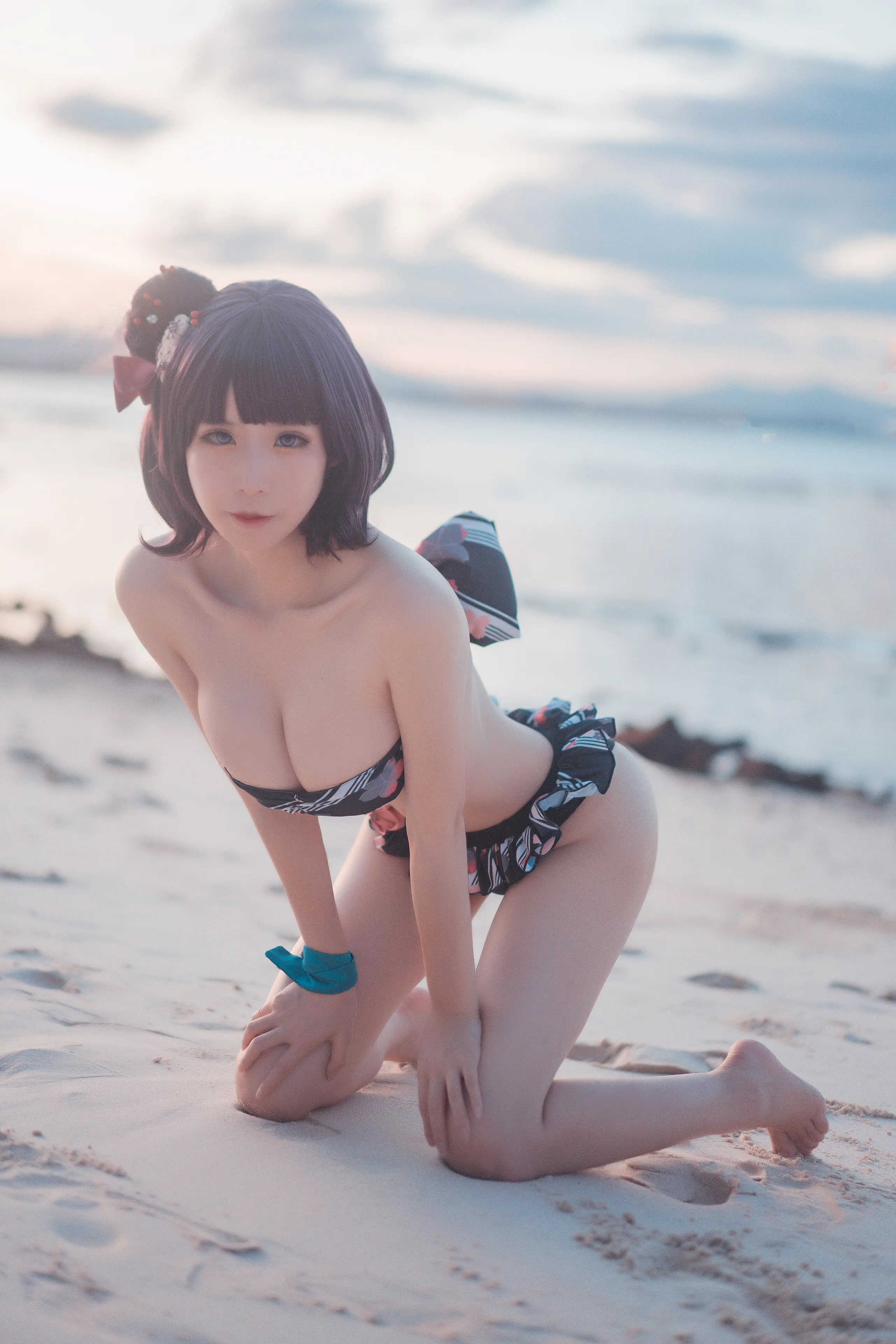 爱老师_PhD 葛饰北斋 泳装 [21P]