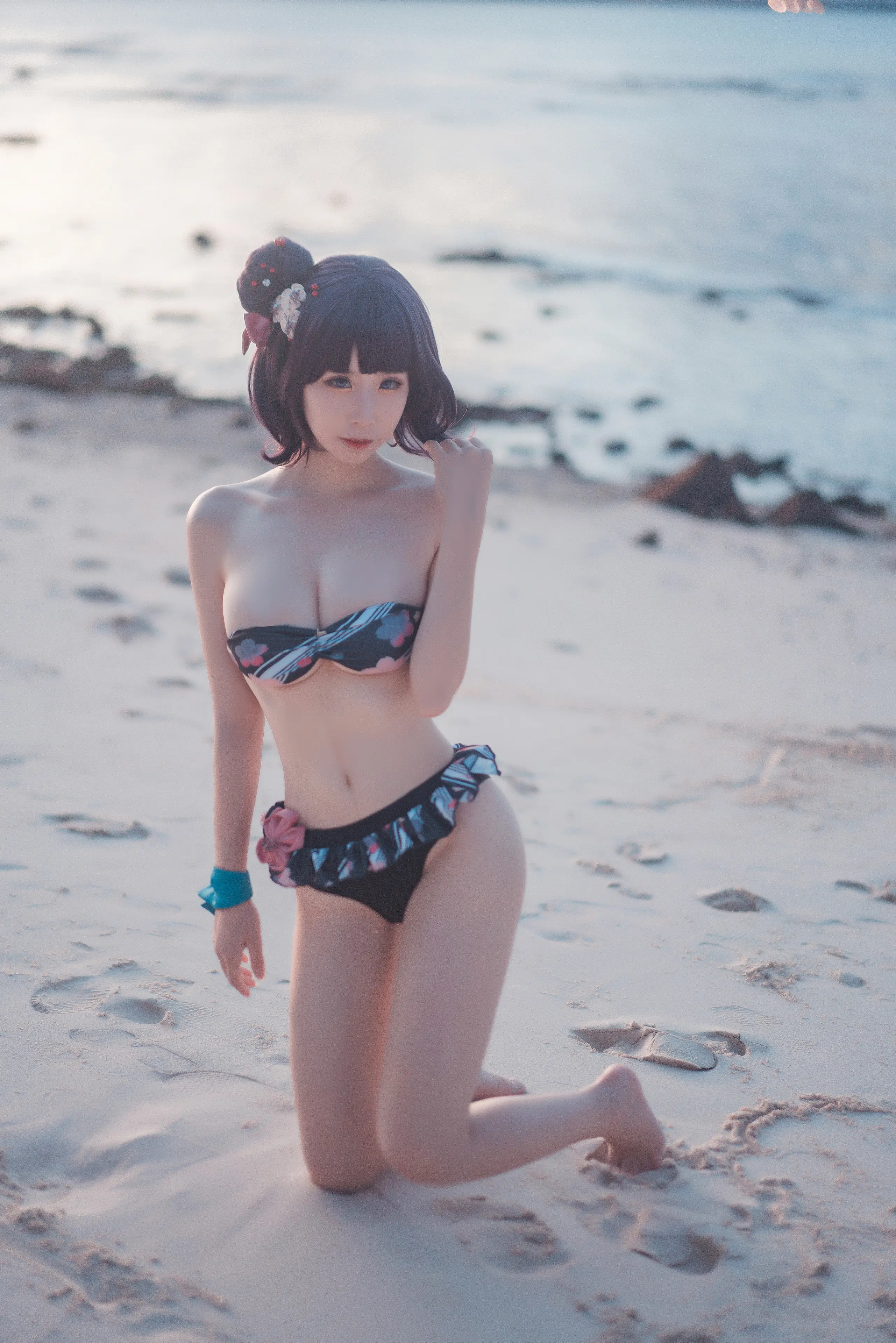 爱老师_PhD 葛饰北斋 泳装 [21P]