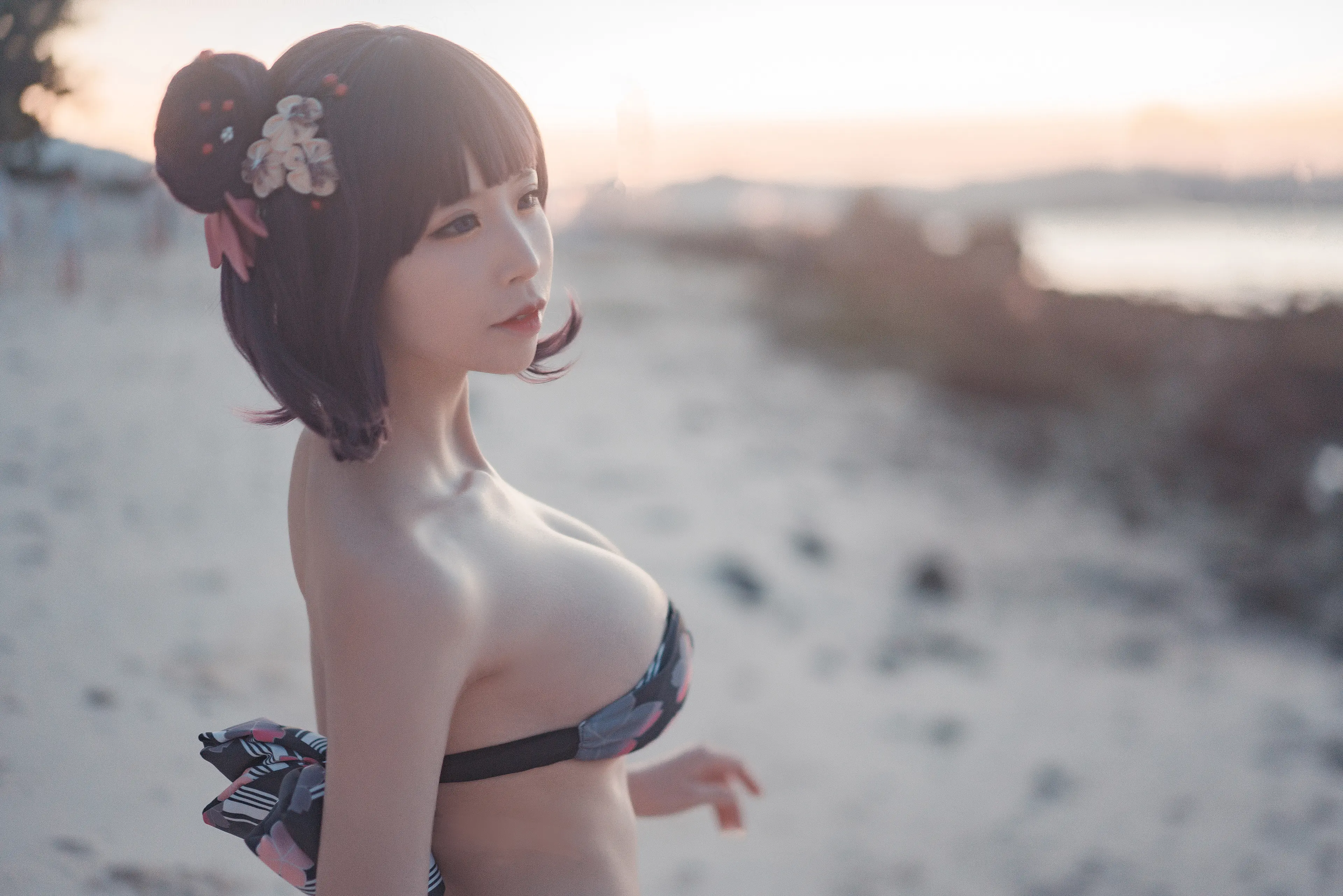 爱老师_PhD 葛饰北斋 泳装 [21P]