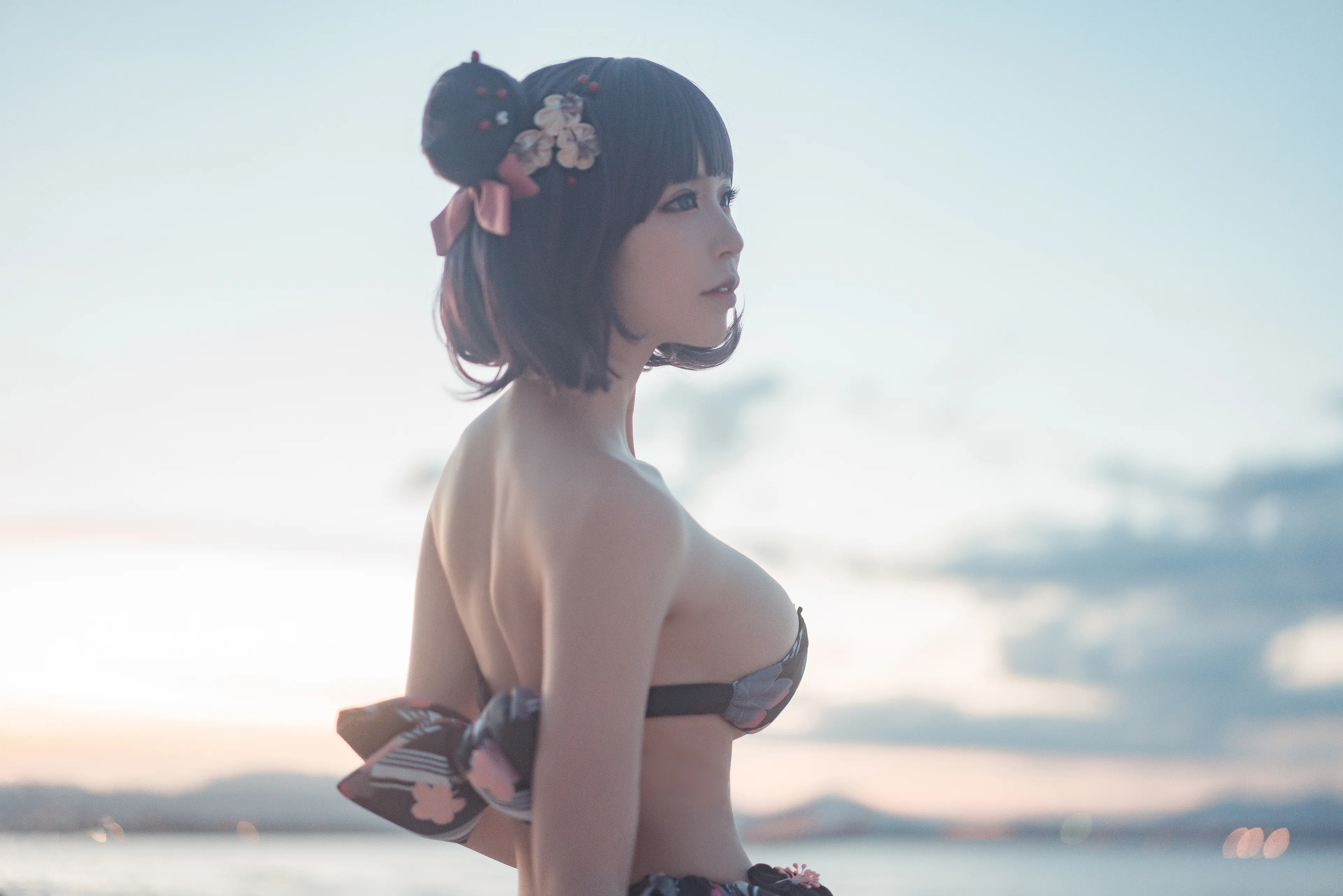 爱老师_PhD 葛饰北斋 泳装 [21P]