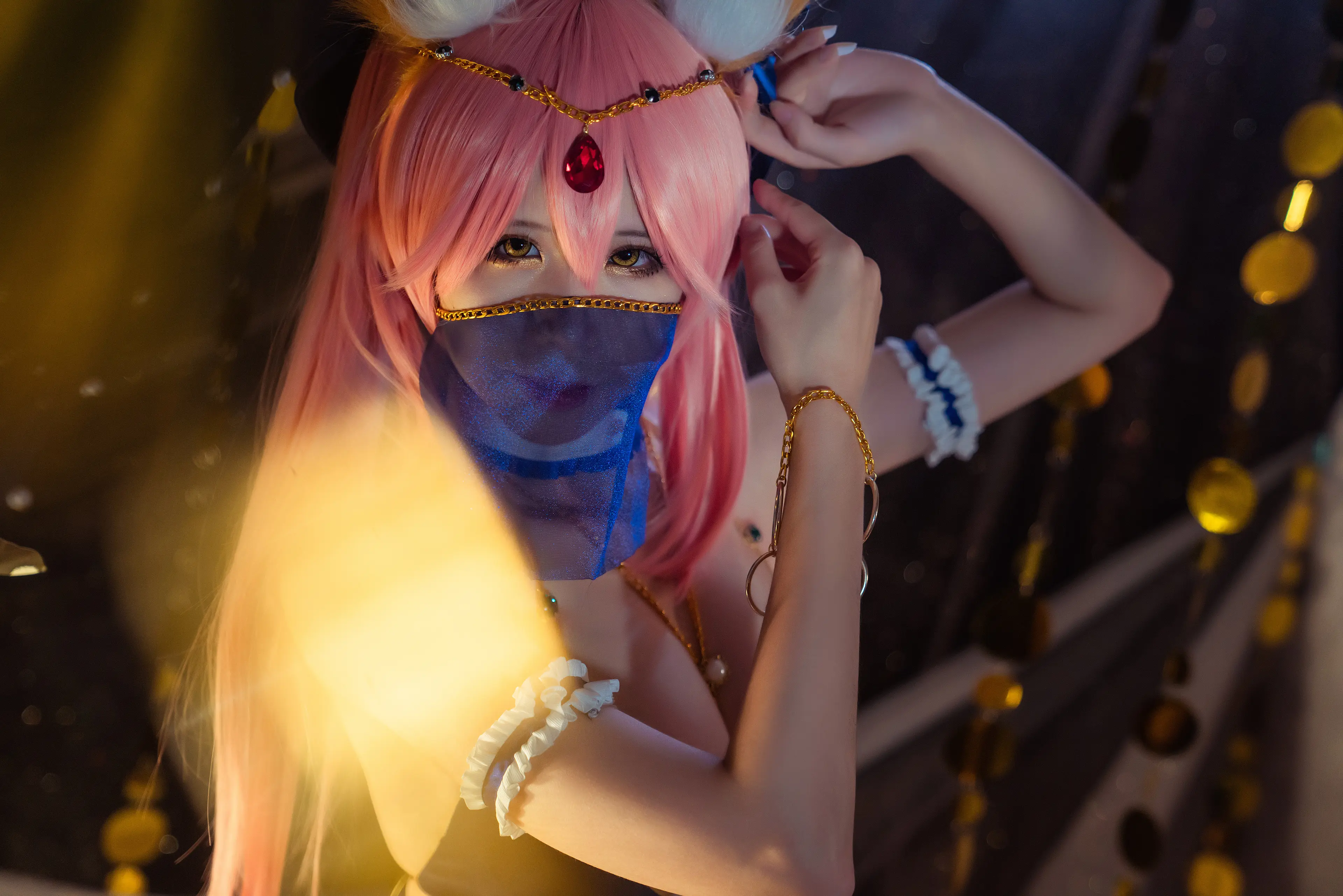 爱老师_PhD Fate 玉藻前 舞娘泳装 [20P]