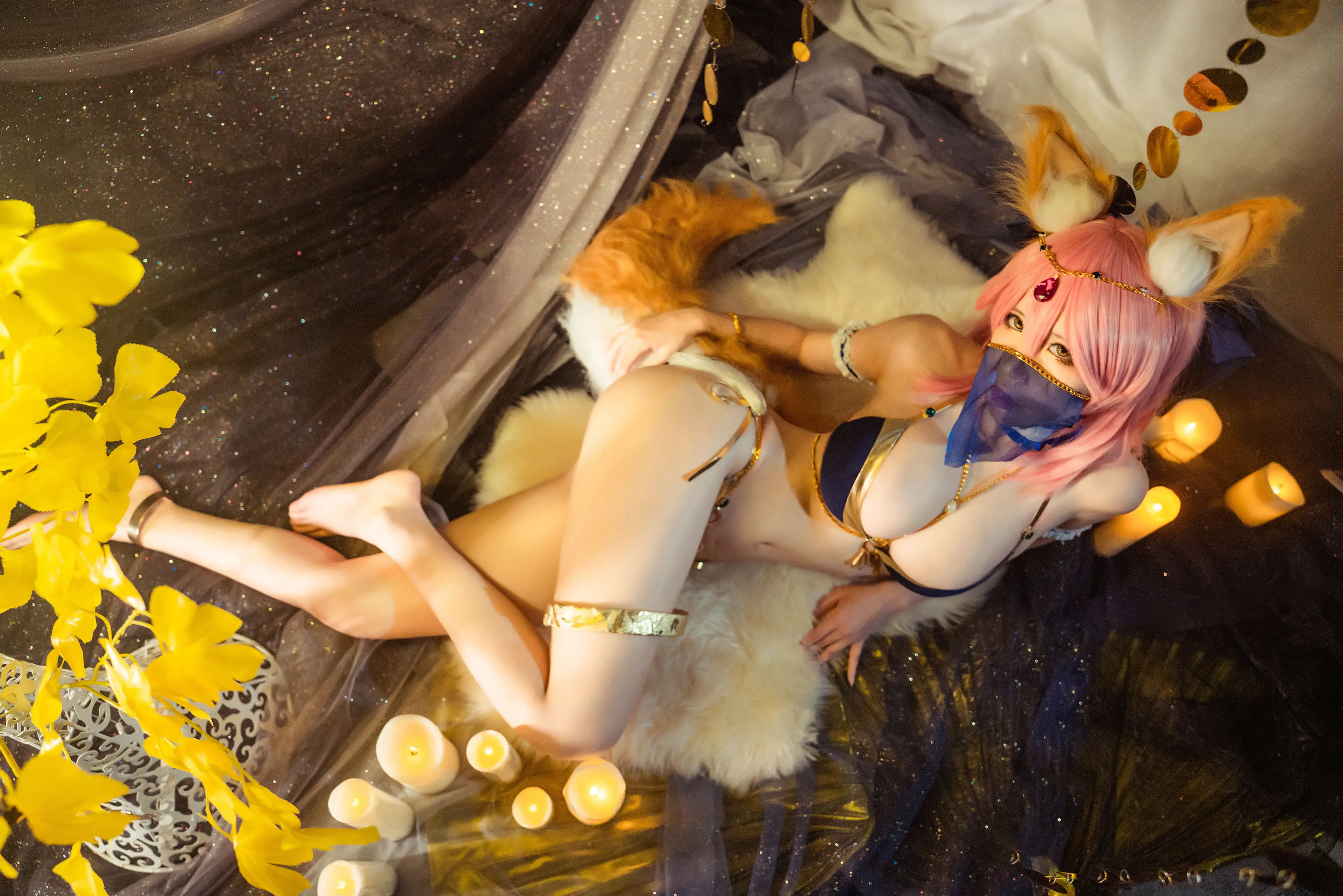 爱老师_PhD Fate 玉藻前 舞娘泳装 [20P]