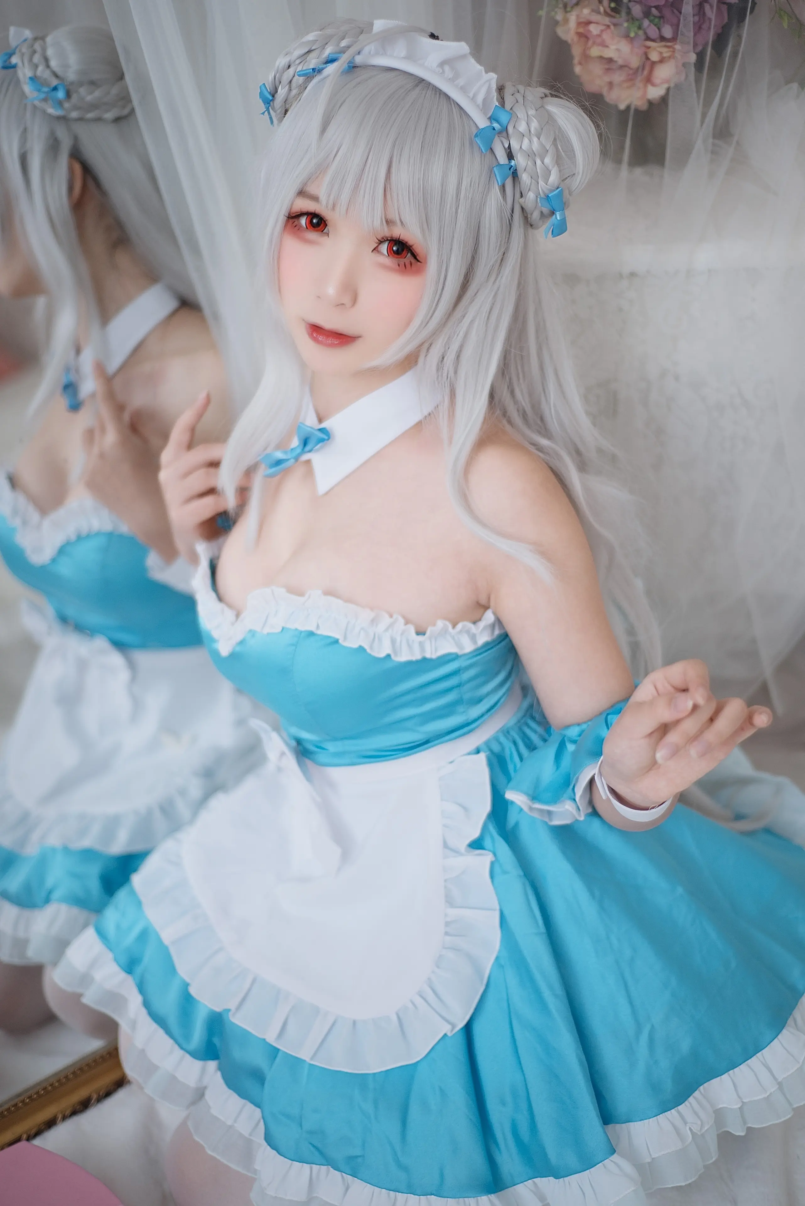 璎落酱 小天鹅女仆 [13P]