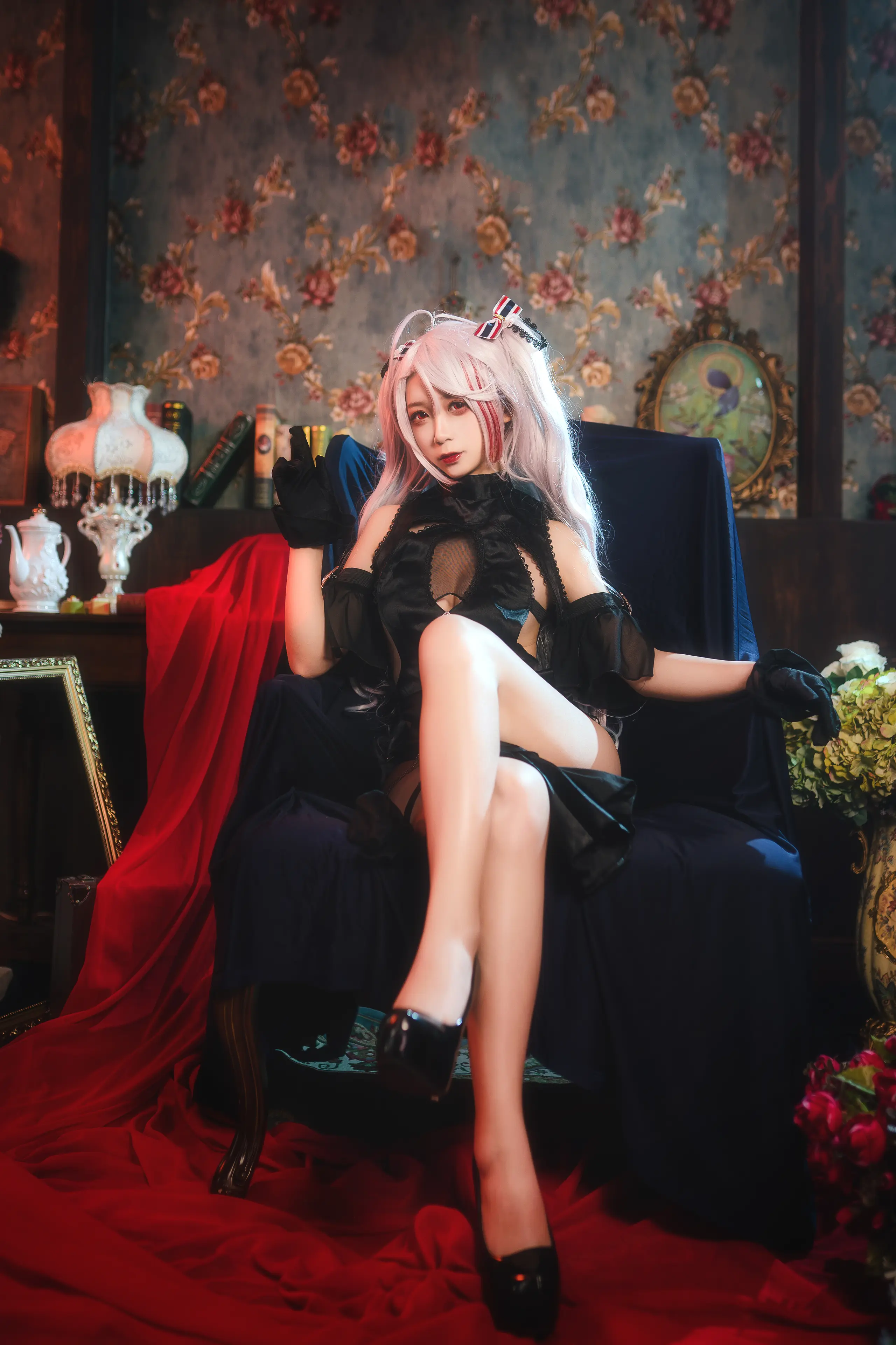 璎落酱 欧根礼服 [12P]