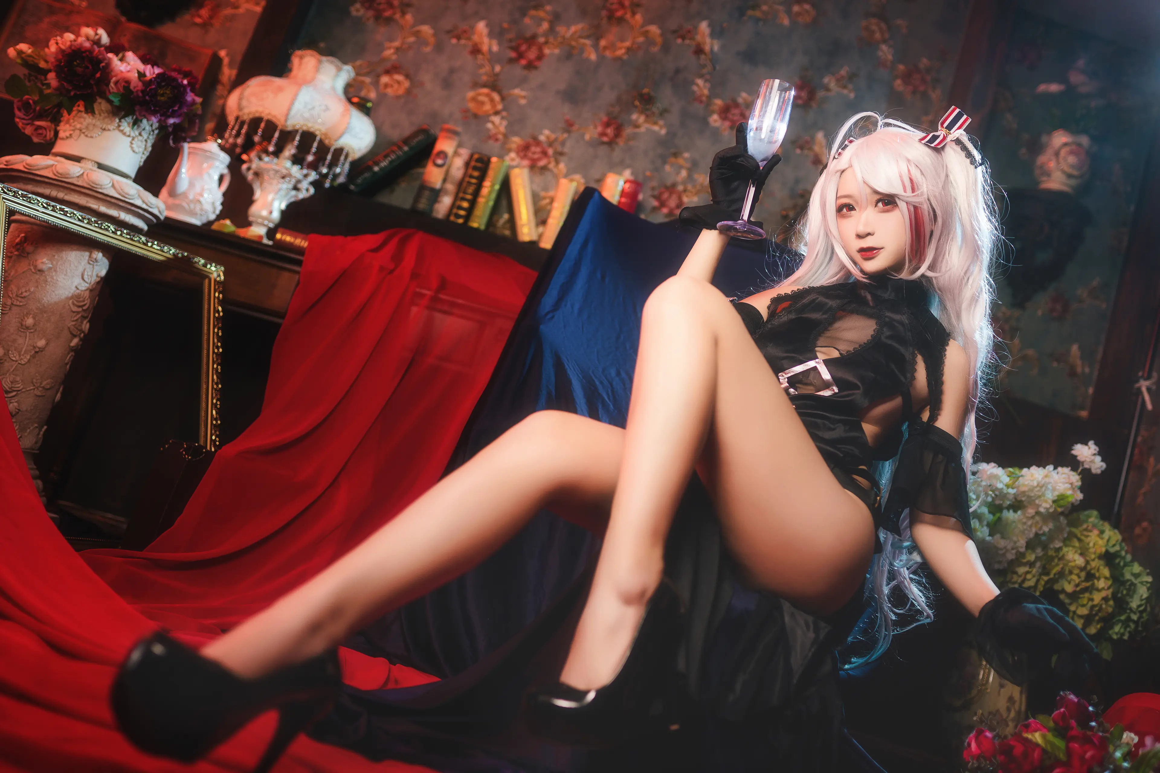 璎落酱 欧根礼服 [12P]