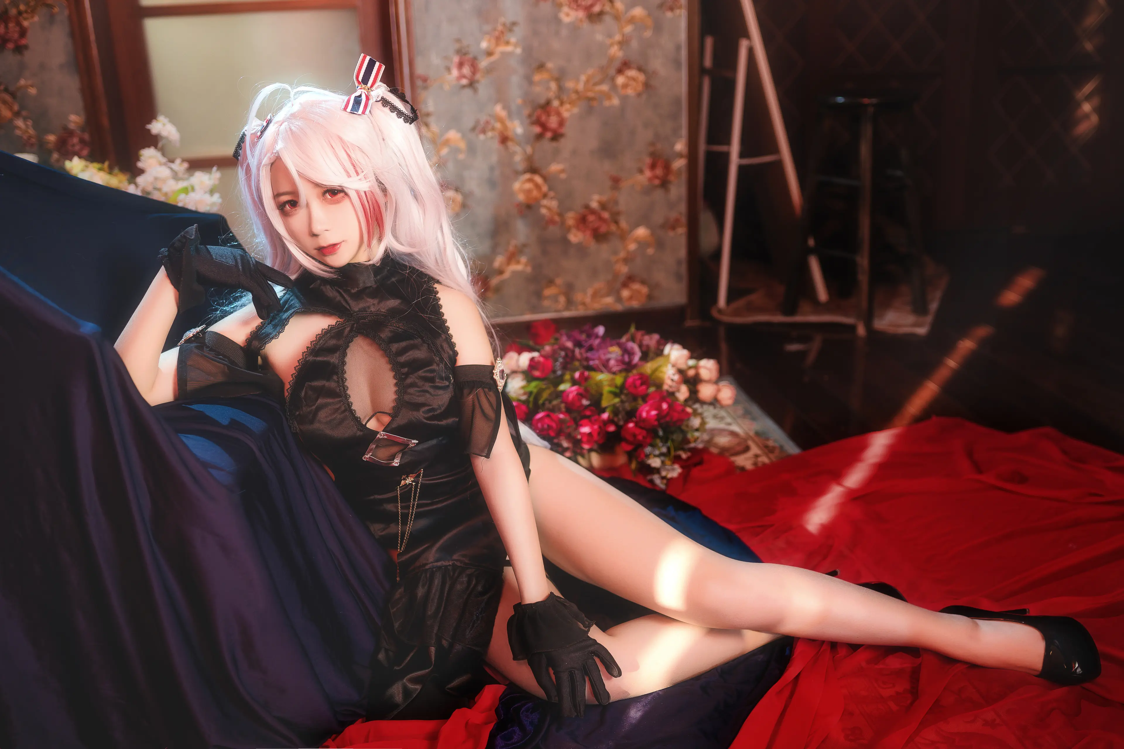 璎落酱 欧根礼服 [12P]