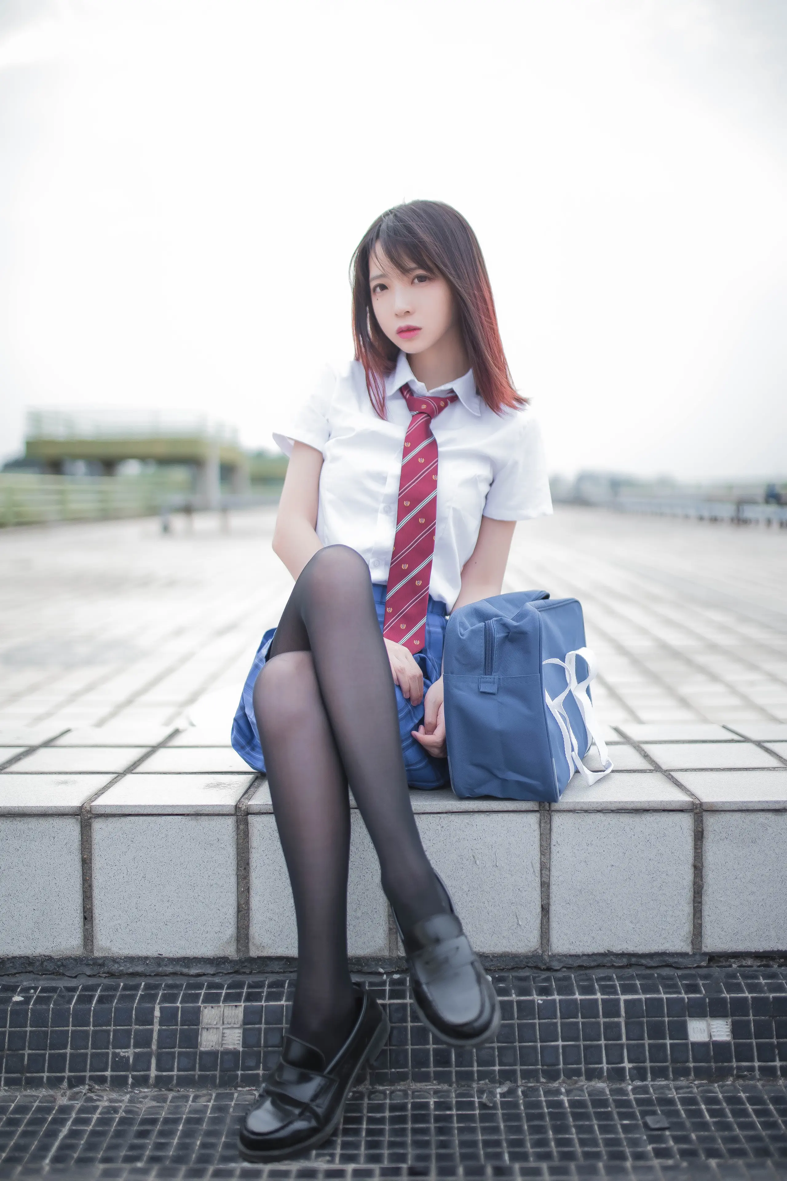 疯猫ss 天台JK [30P]