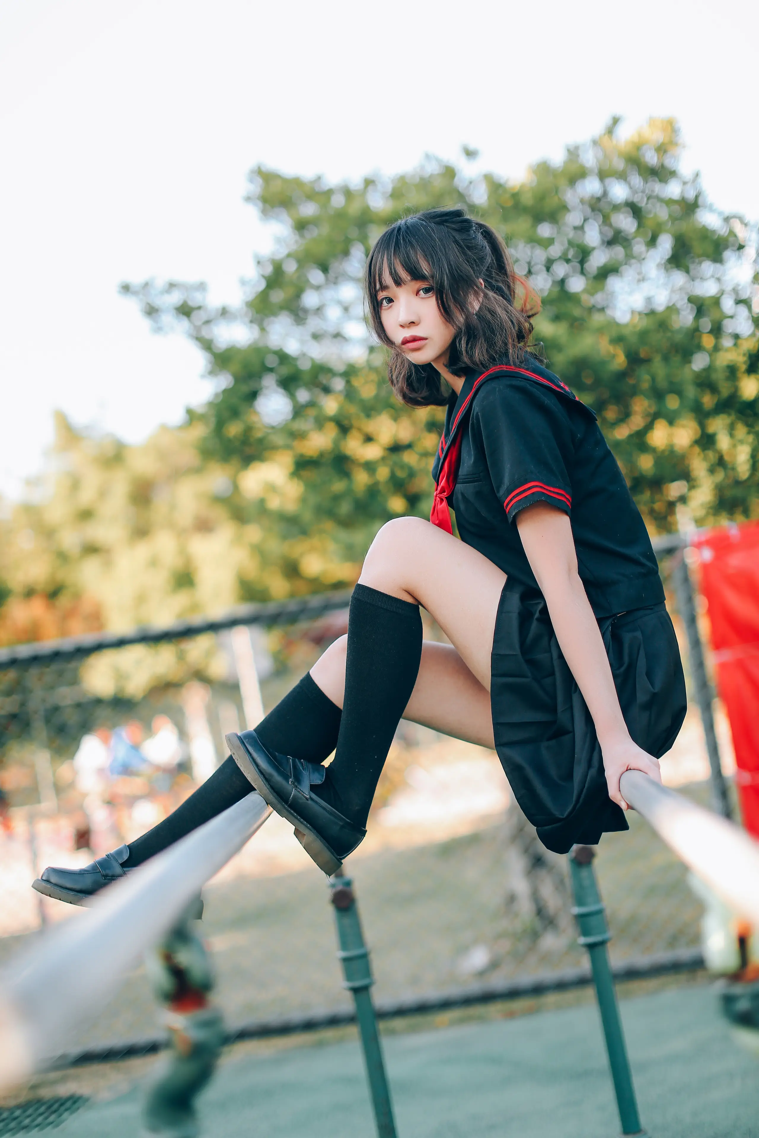 疯猫ss 室外JK [18P]