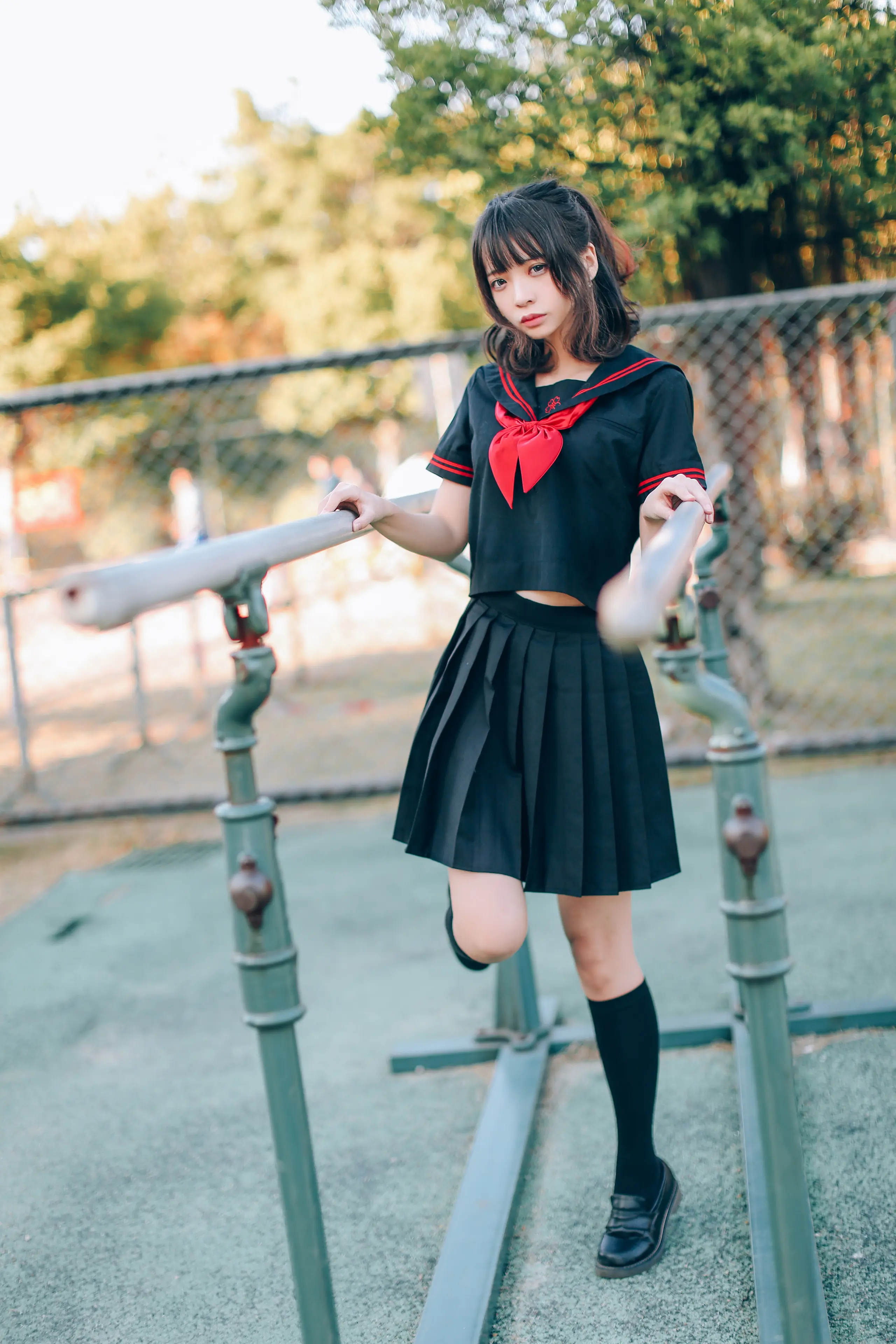 疯猫ss 室外JK [18P]