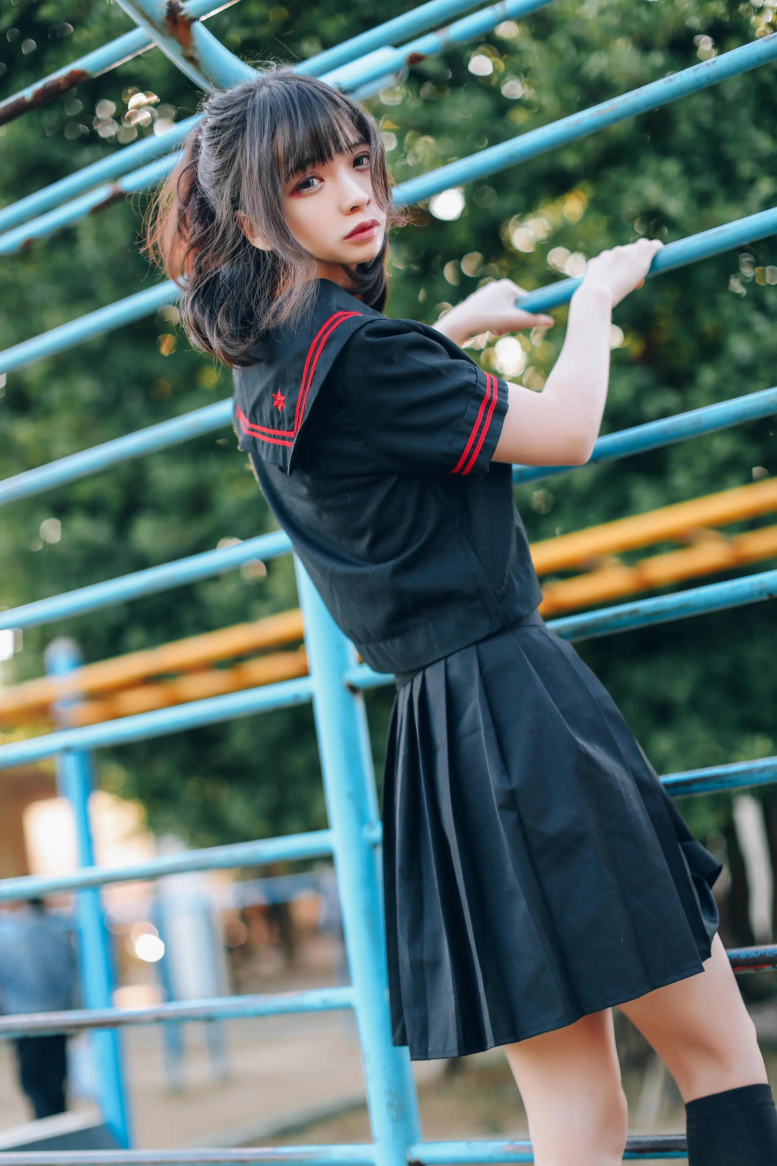 疯猫ss 室外JK [18P]