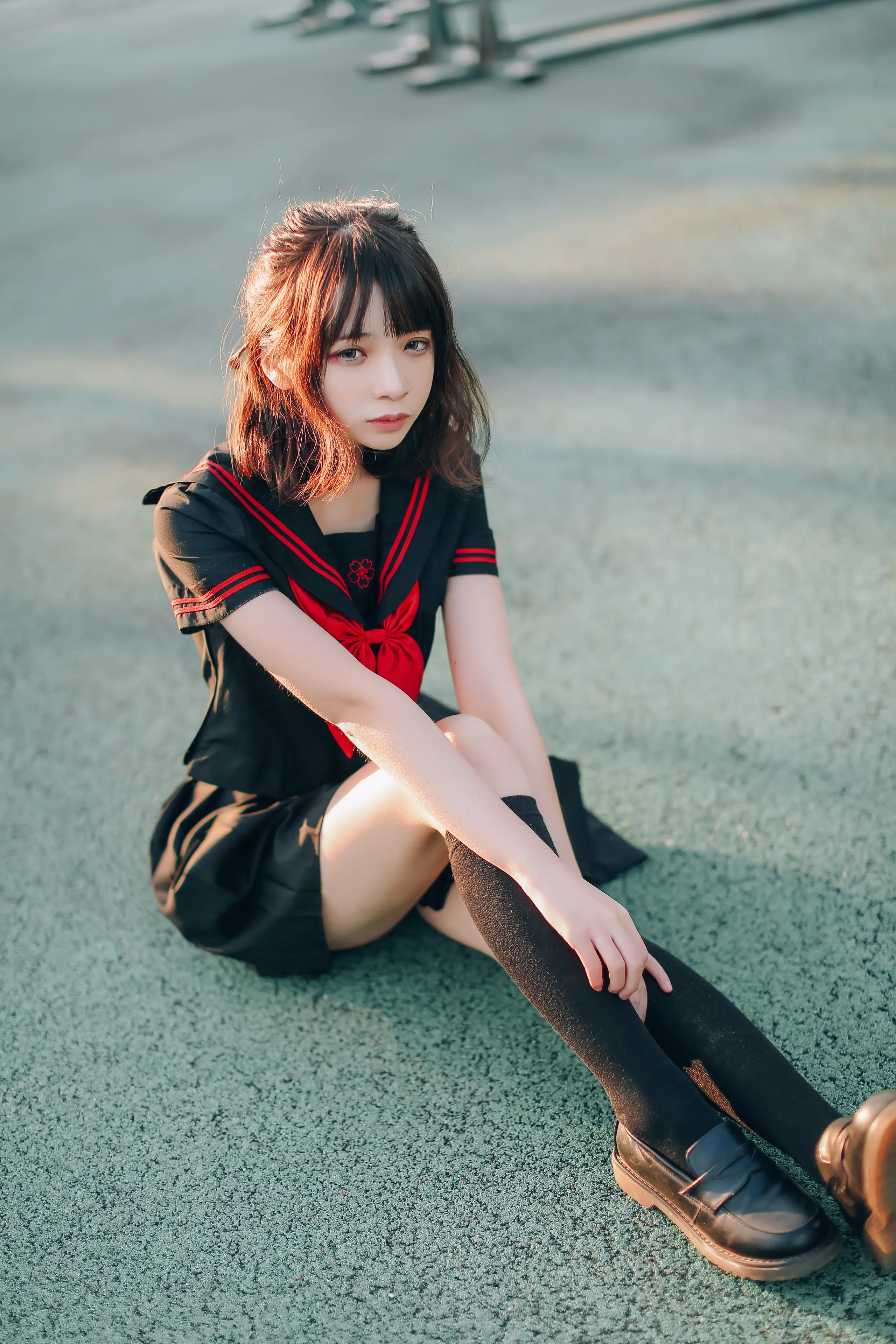 疯猫ss 室外JK [18P]