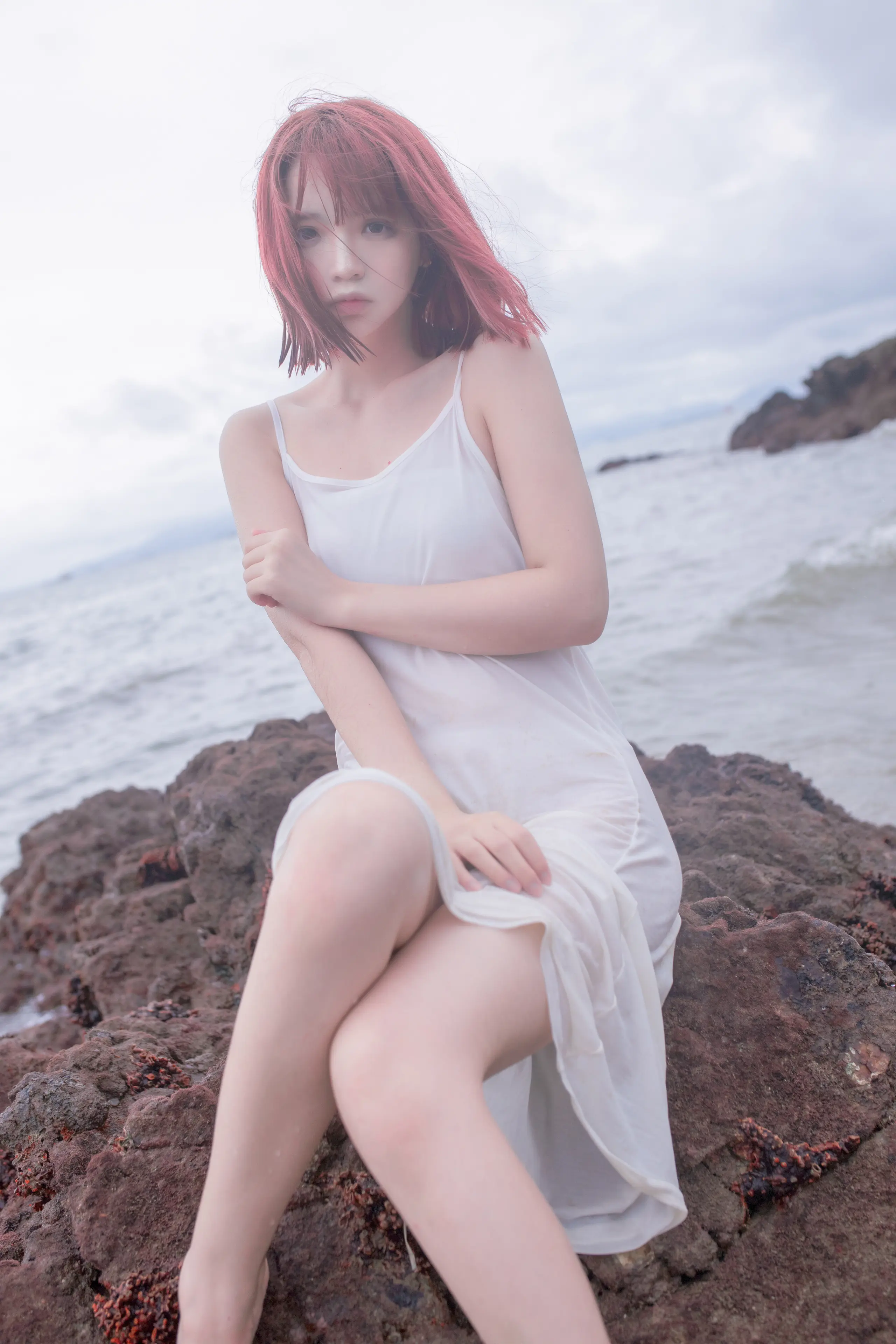 疯猫ss 海浪白连衣 [9P]