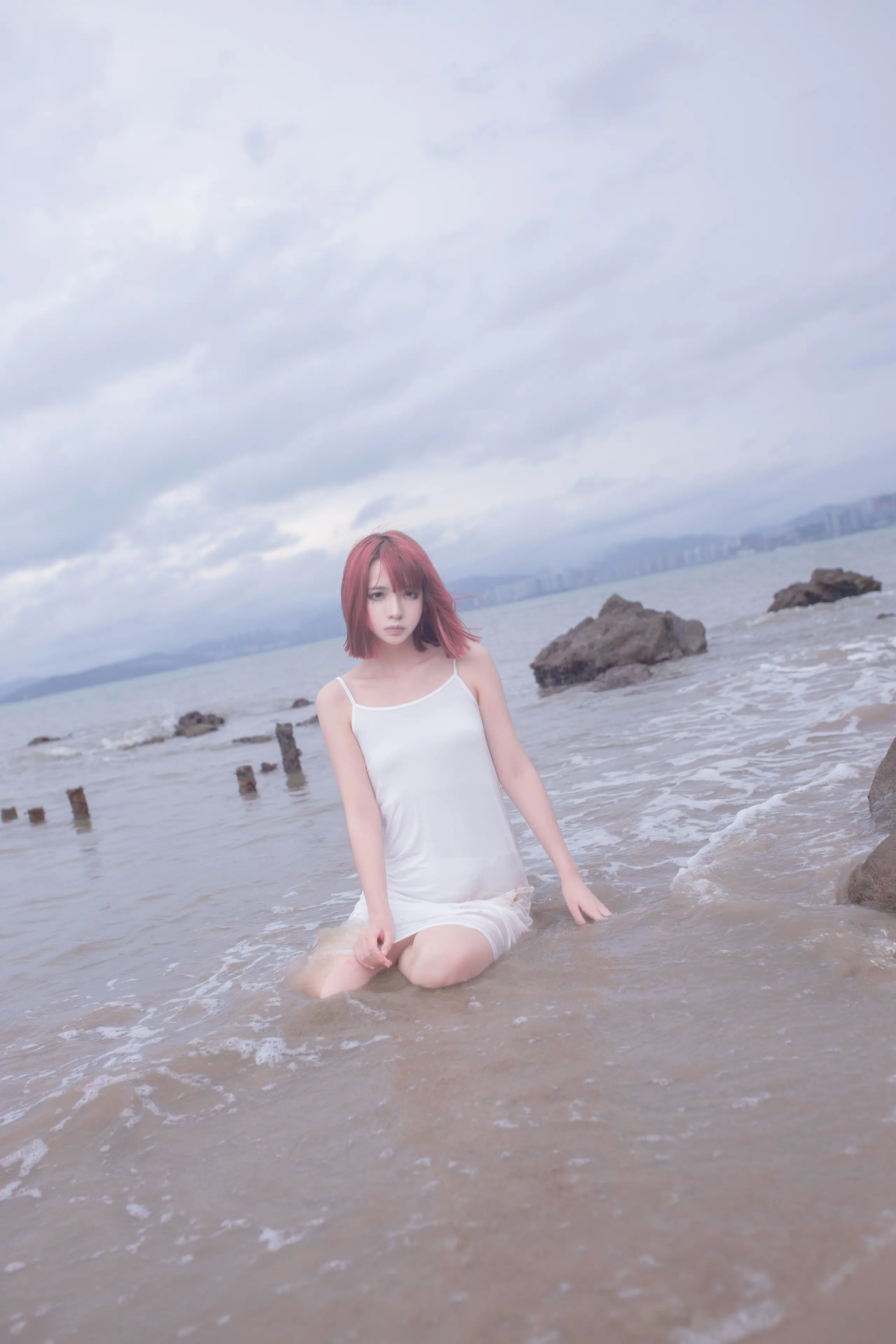 疯猫ss 海浪白连衣 [9P]