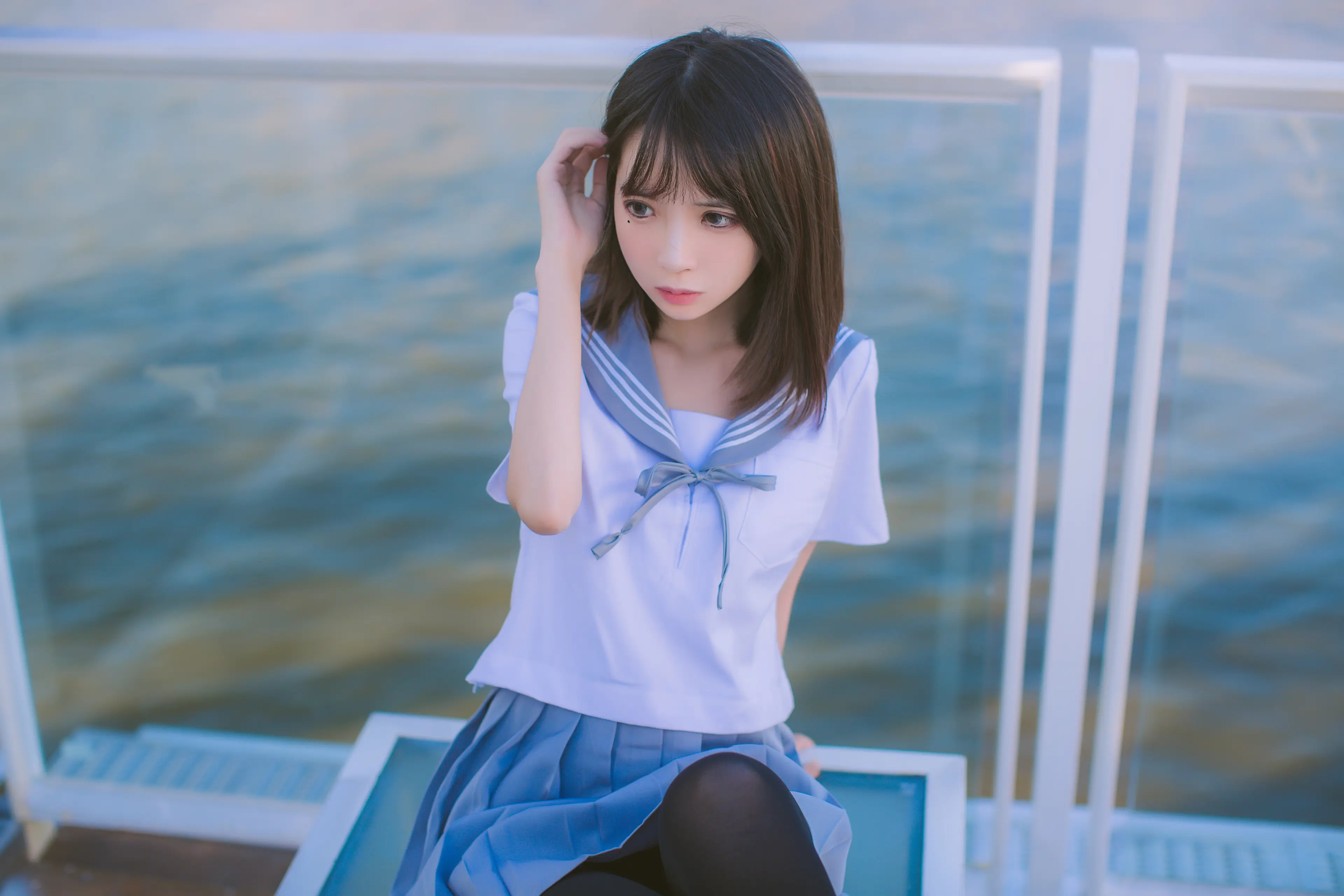 疯猫ss 海边 [15P]