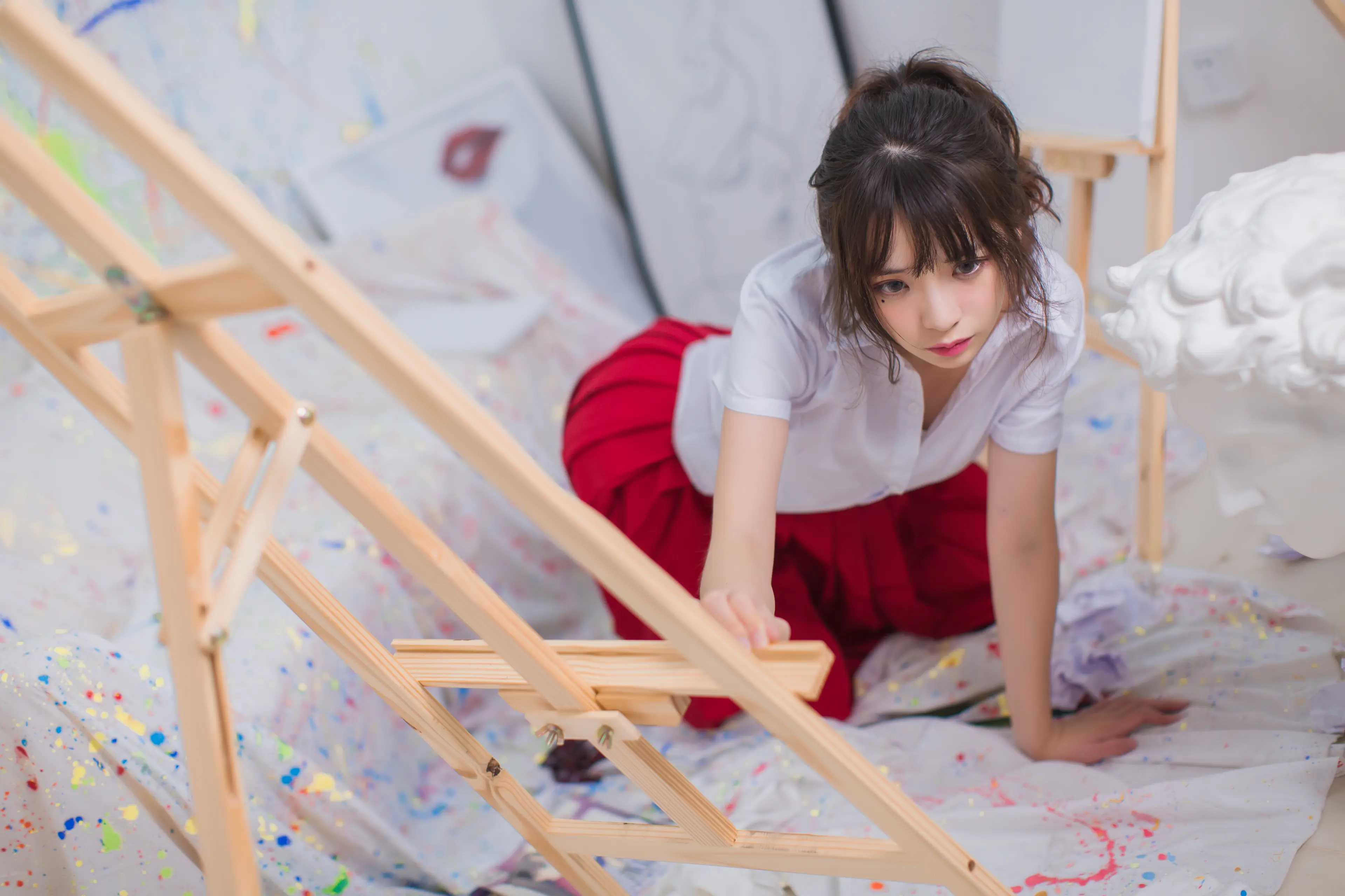 疯猫ss 画室JK [23P]