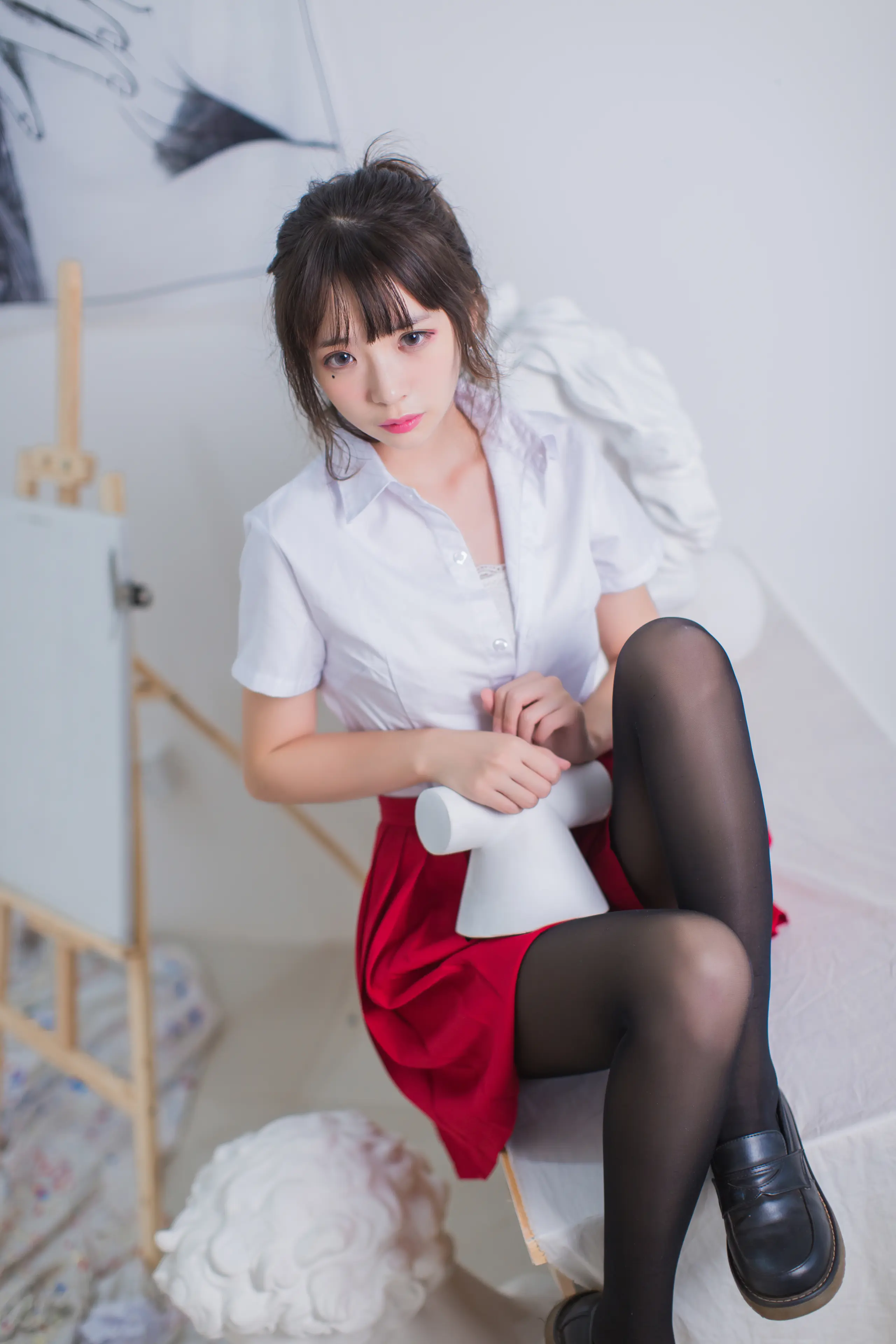 疯猫ss 画室JK [23P]