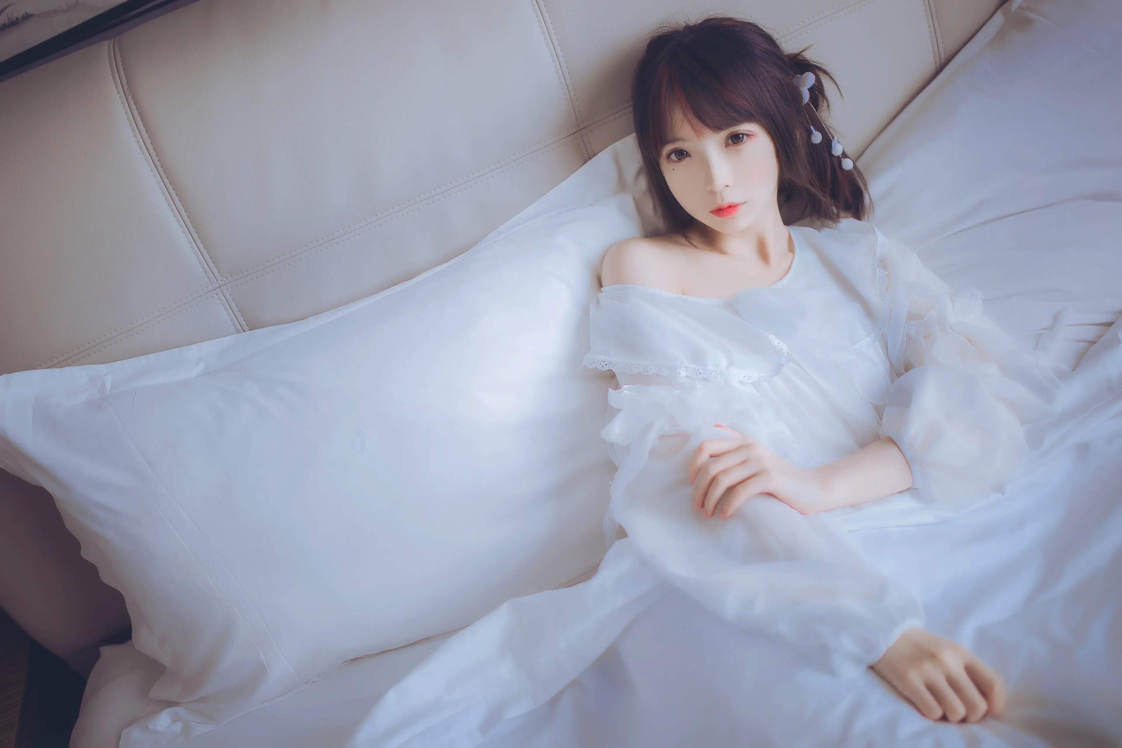 疯猫ss 白色睡衣 [24P]