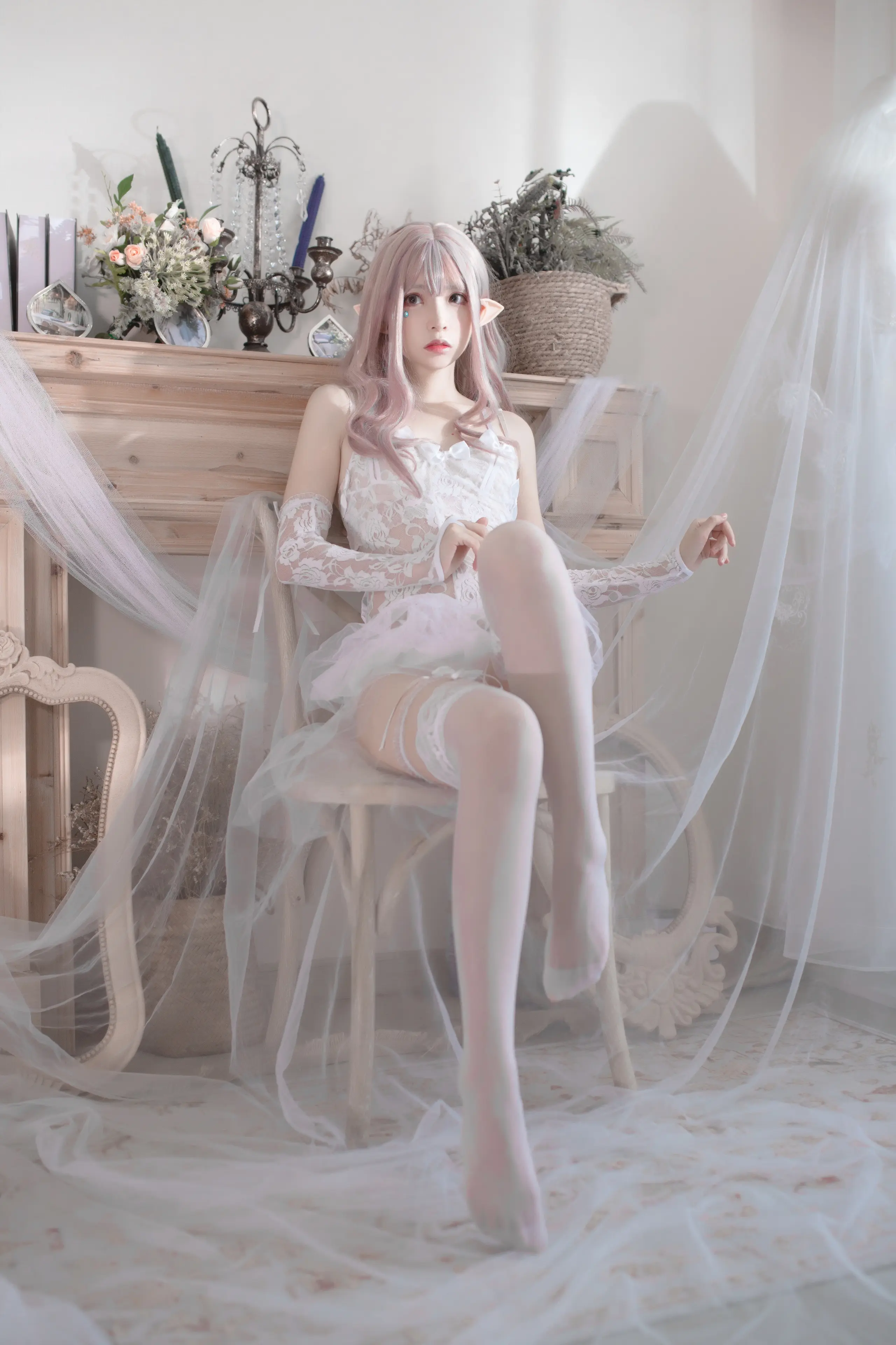 疯猫ss 纯白精灵 [29P]