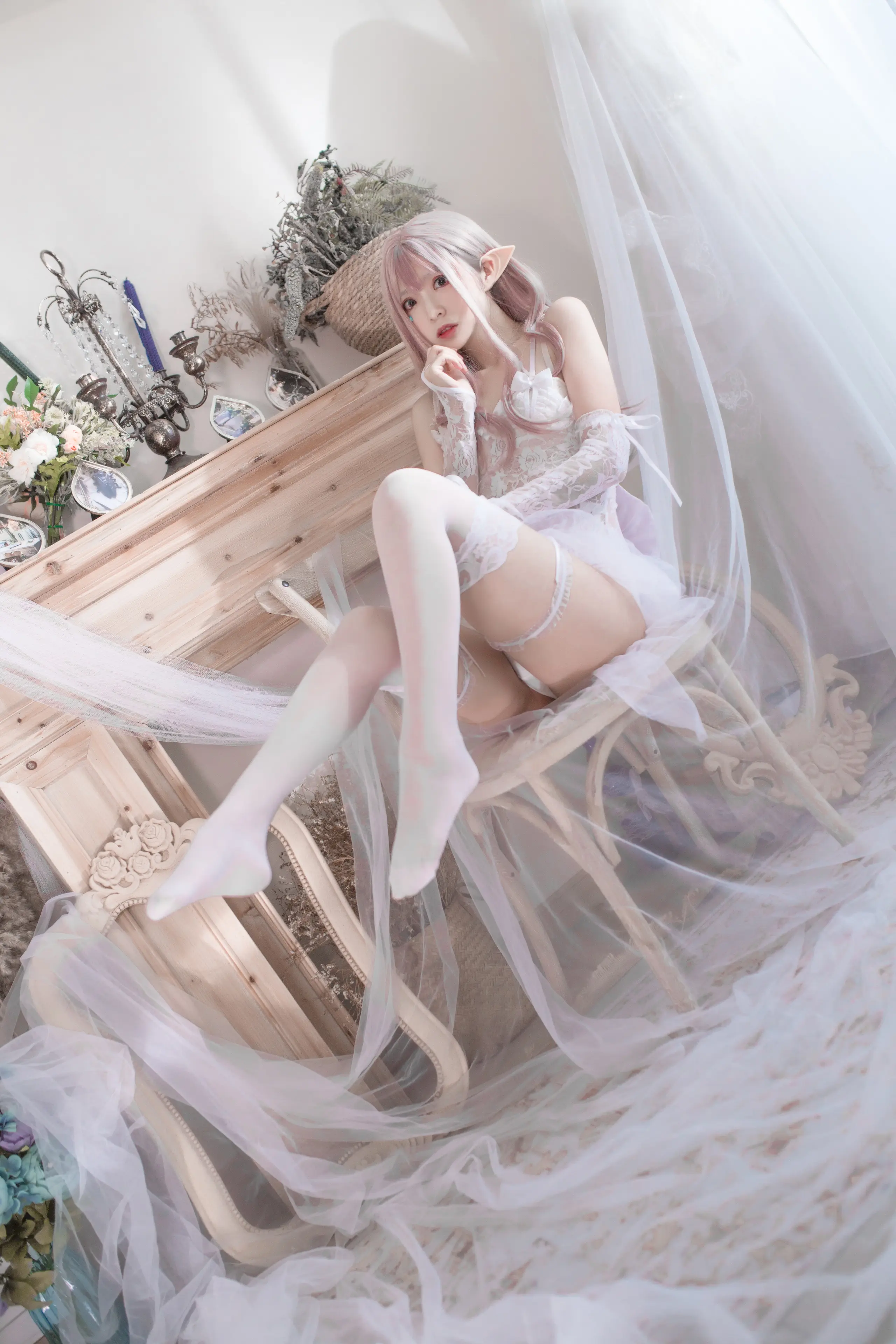 疯猫ss 纯白精灵 [29P]