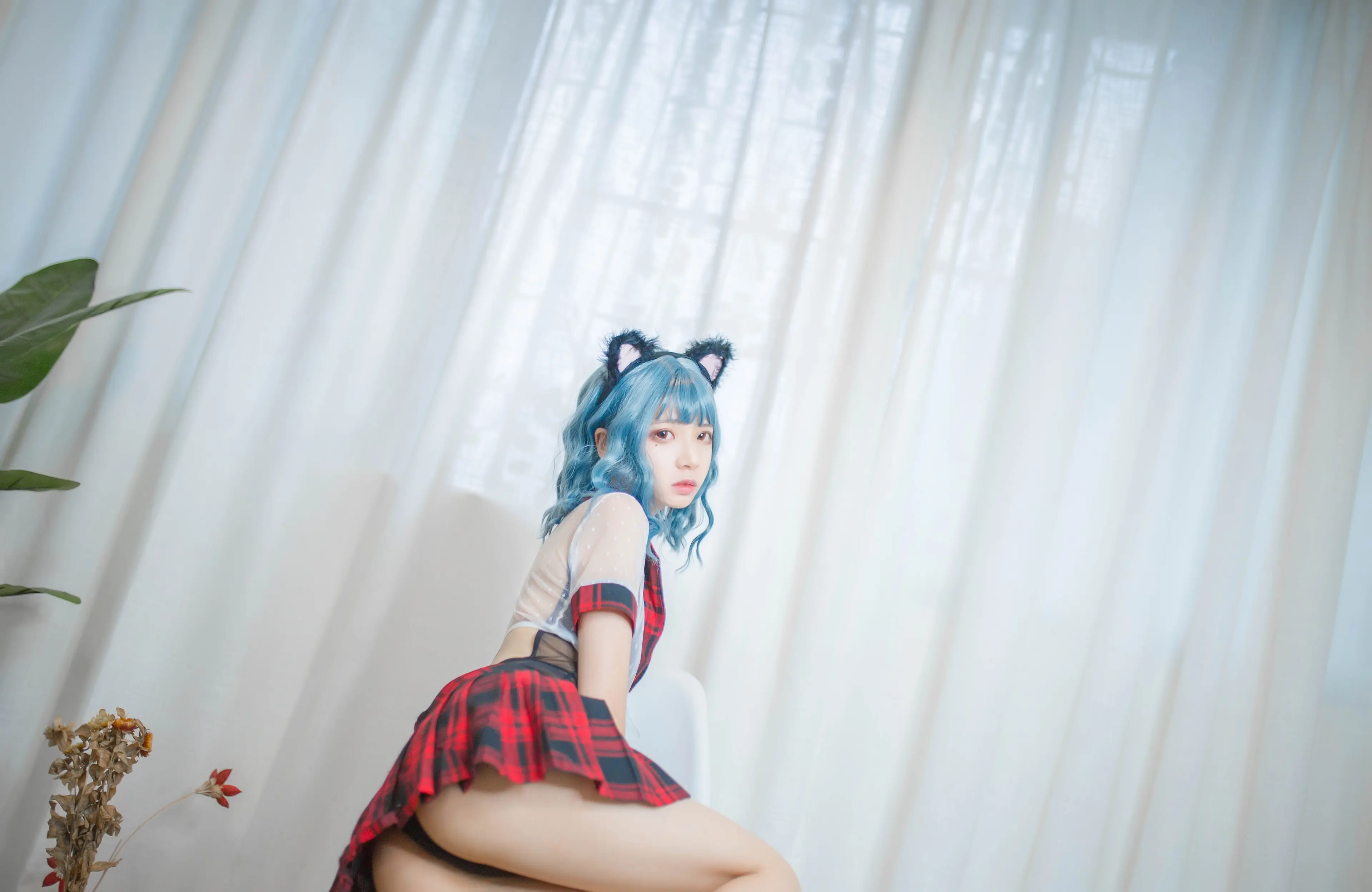 疯猫ss 蓝发 [26P]