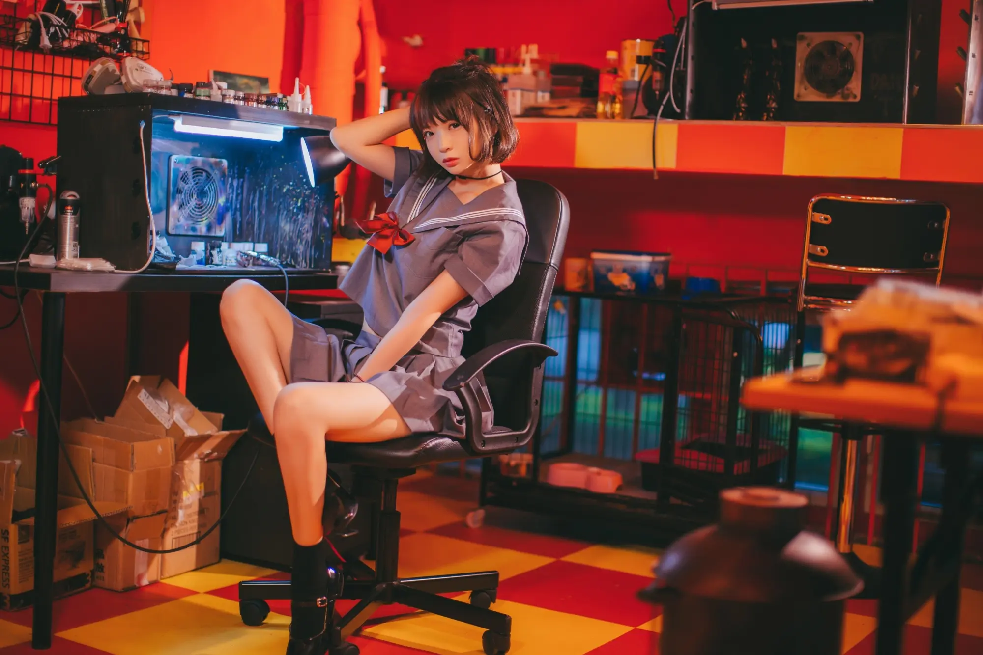 疯猫ss 被囚禁的少女 [44P]