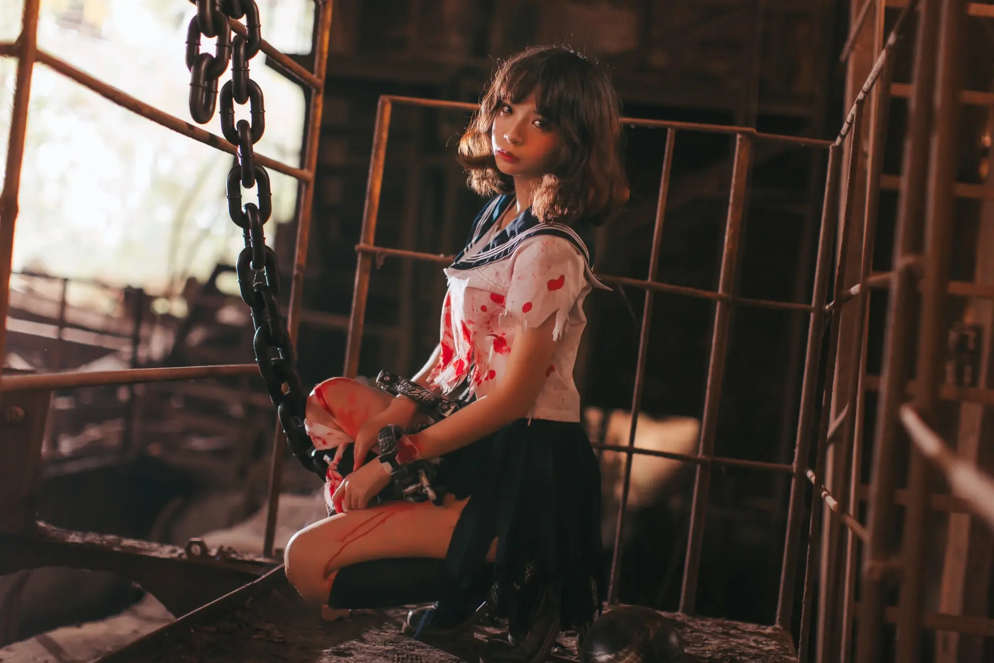 疯猫ss 被囚禁的少女 [44P]