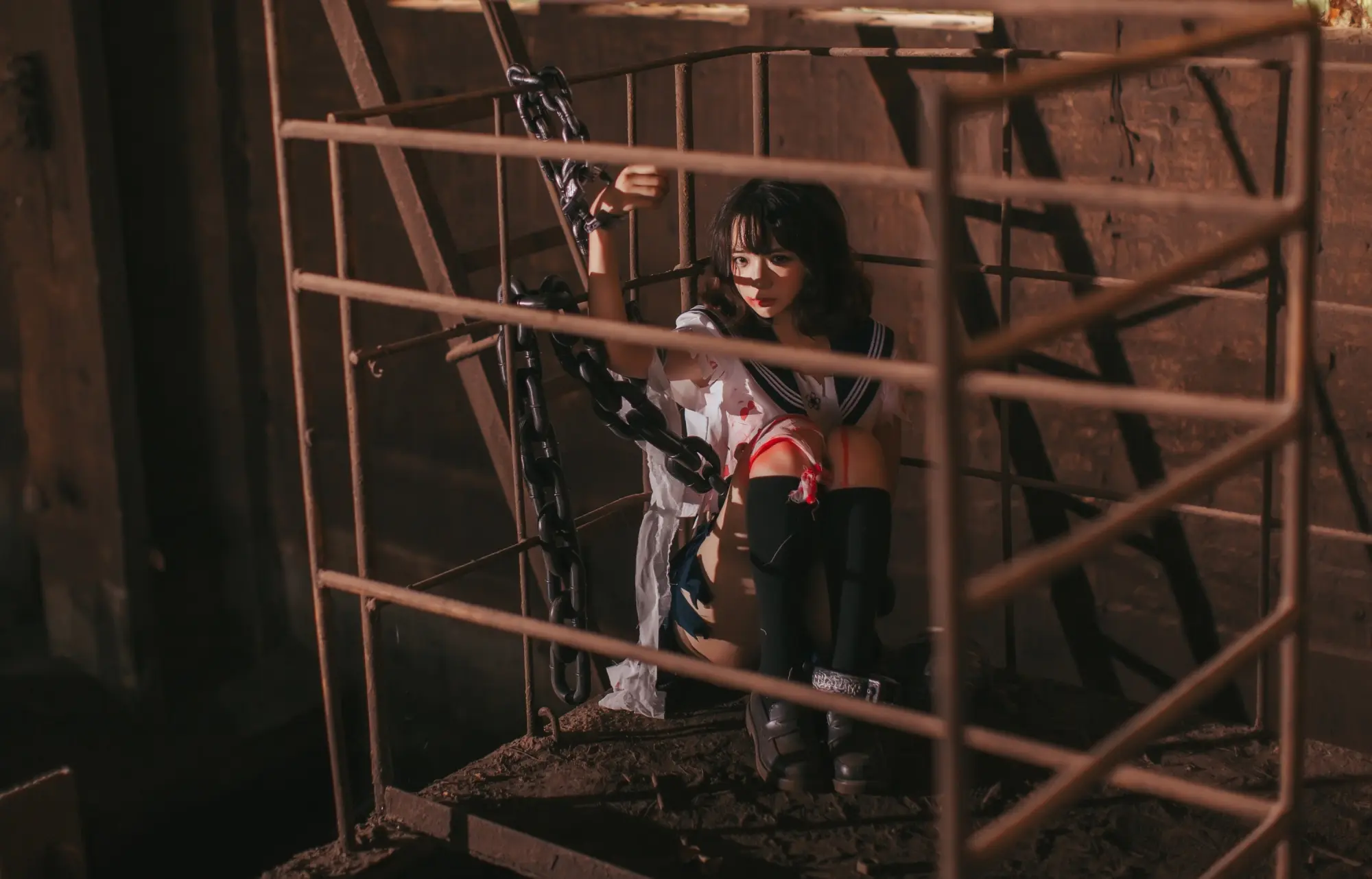 疯猫ss 被囚禁的少女 [44P]