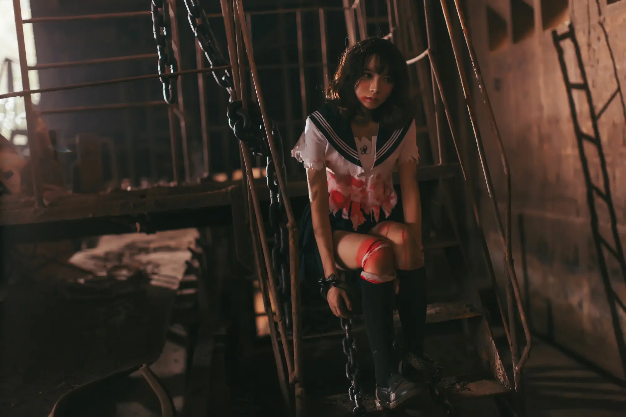 疯猫ss 被囚禁的少女 [44P]