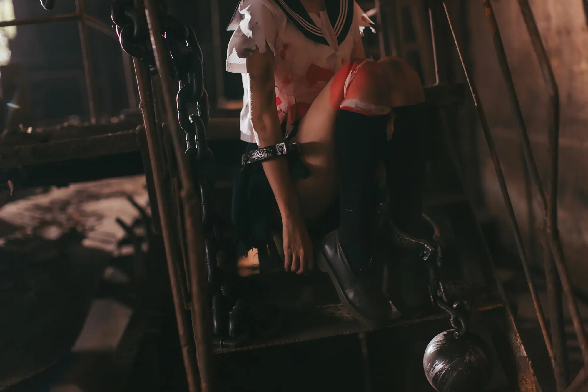 疯猫ss 被囚禁的少女 [44P]