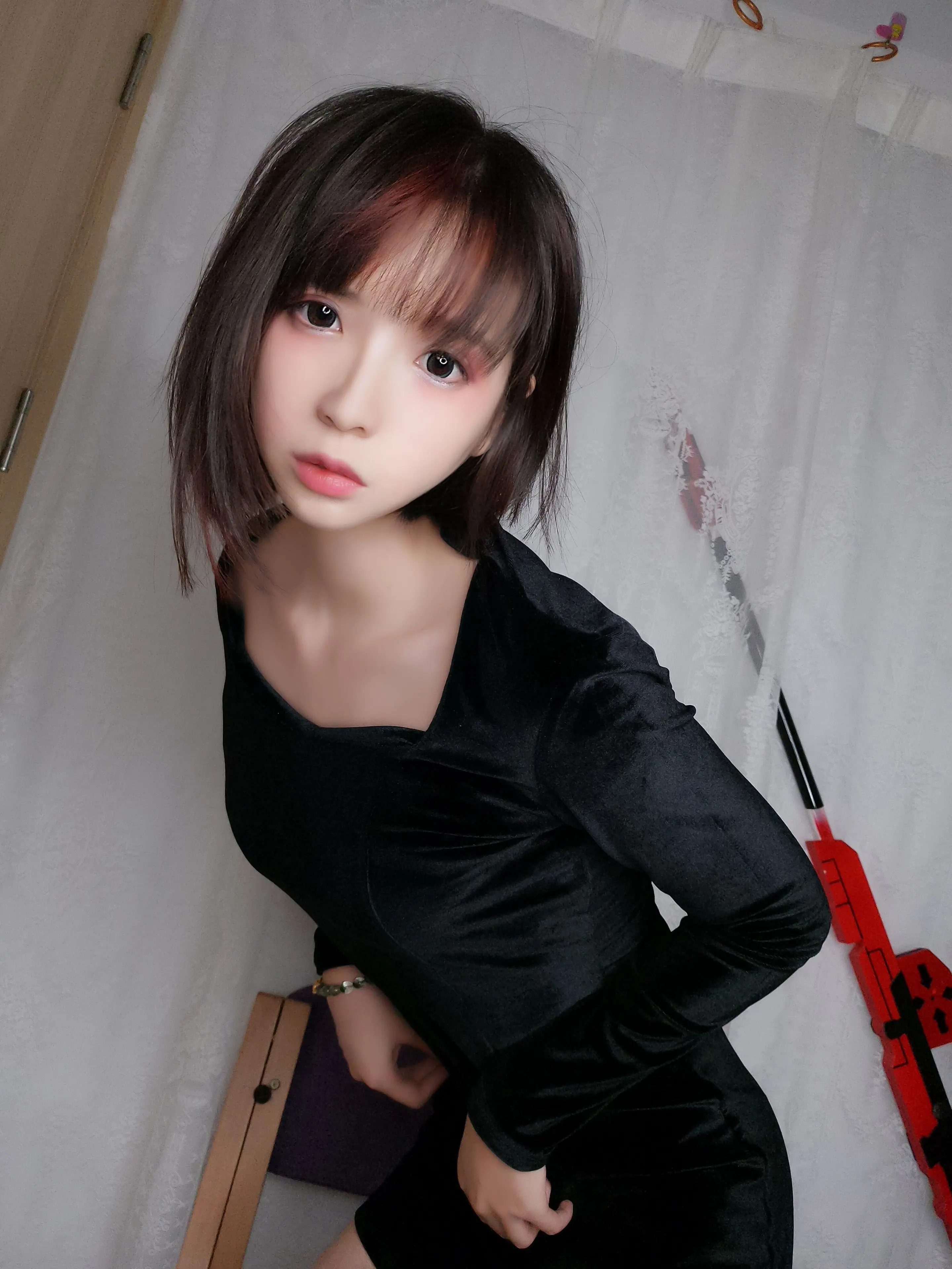 疯猫ss 黑色紧身衣 [15P]