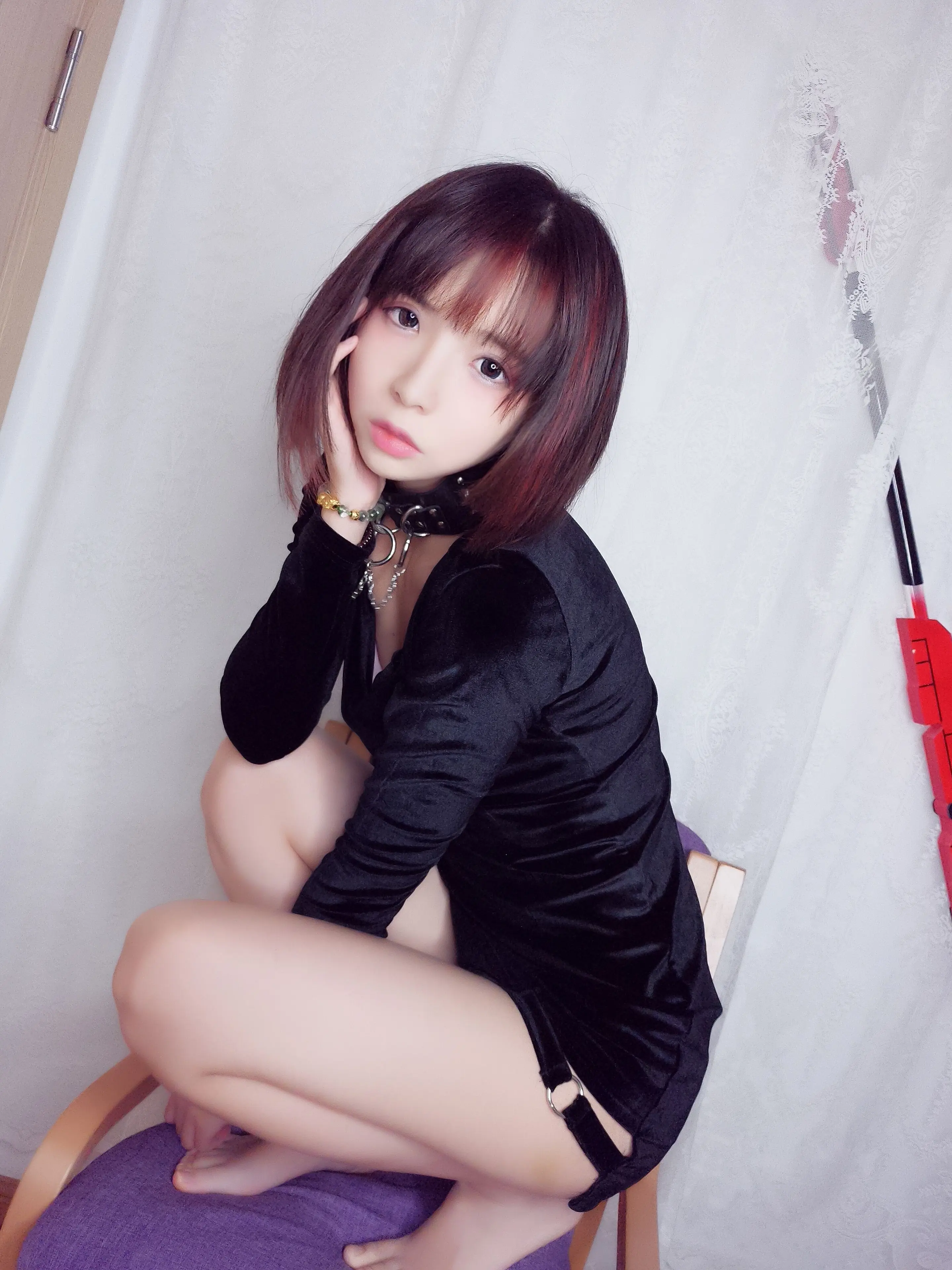 疯猫ss 黑色紧身衣 [15P]