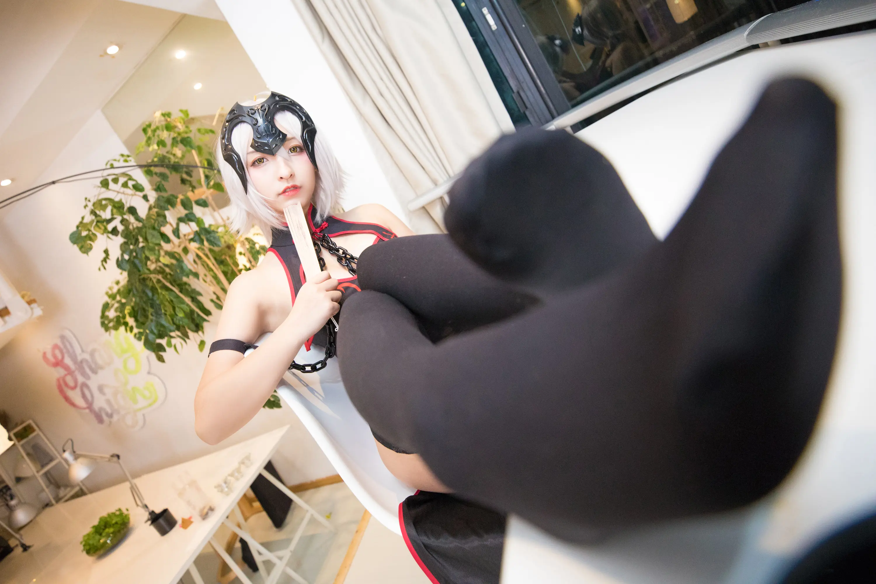 神楽坂真冬 旗袍黑贞 [150P]